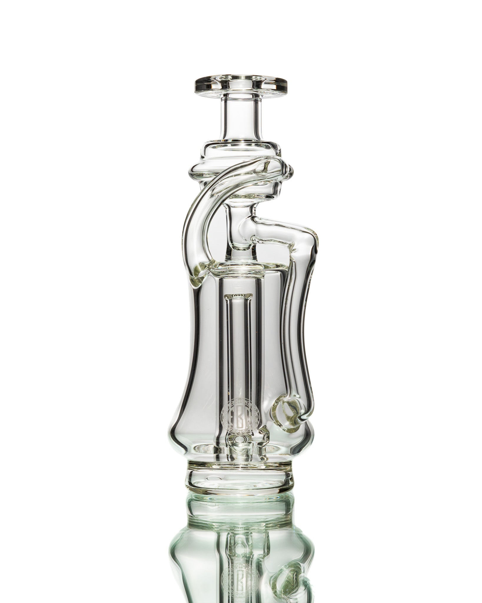 FatBoy Glass - Puffco Recycler - Clear