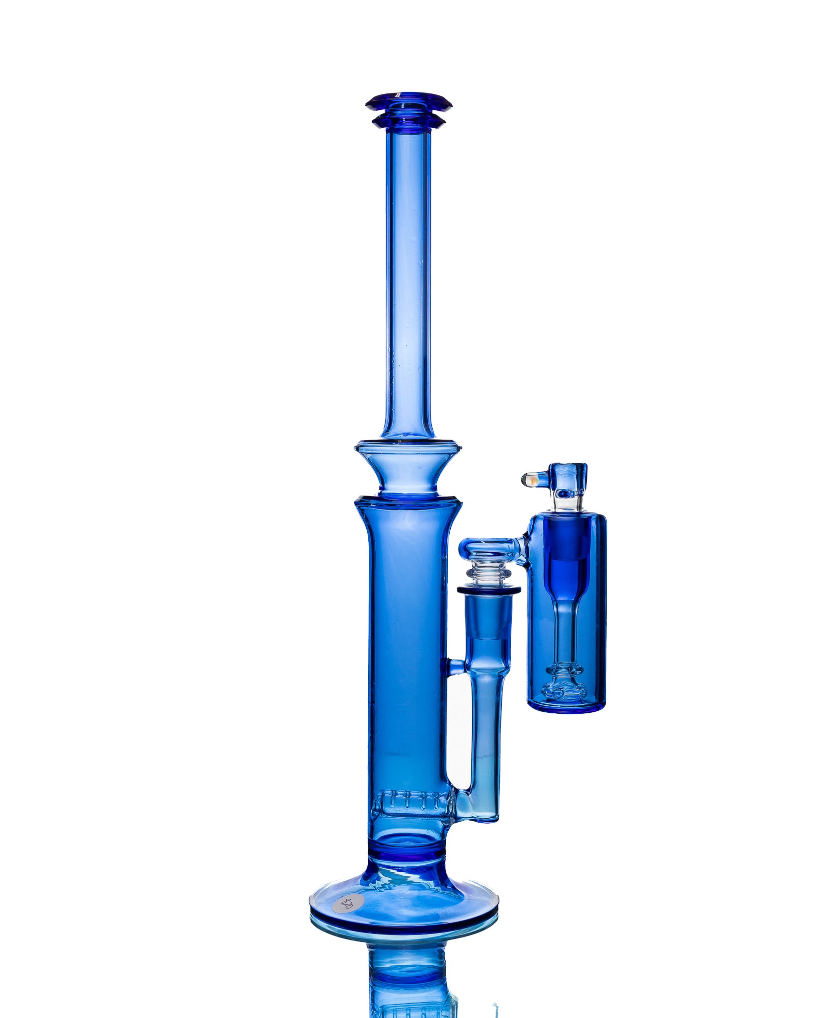 Aaron B - Straight Tube w/ Matching Ash Catcher - Blue