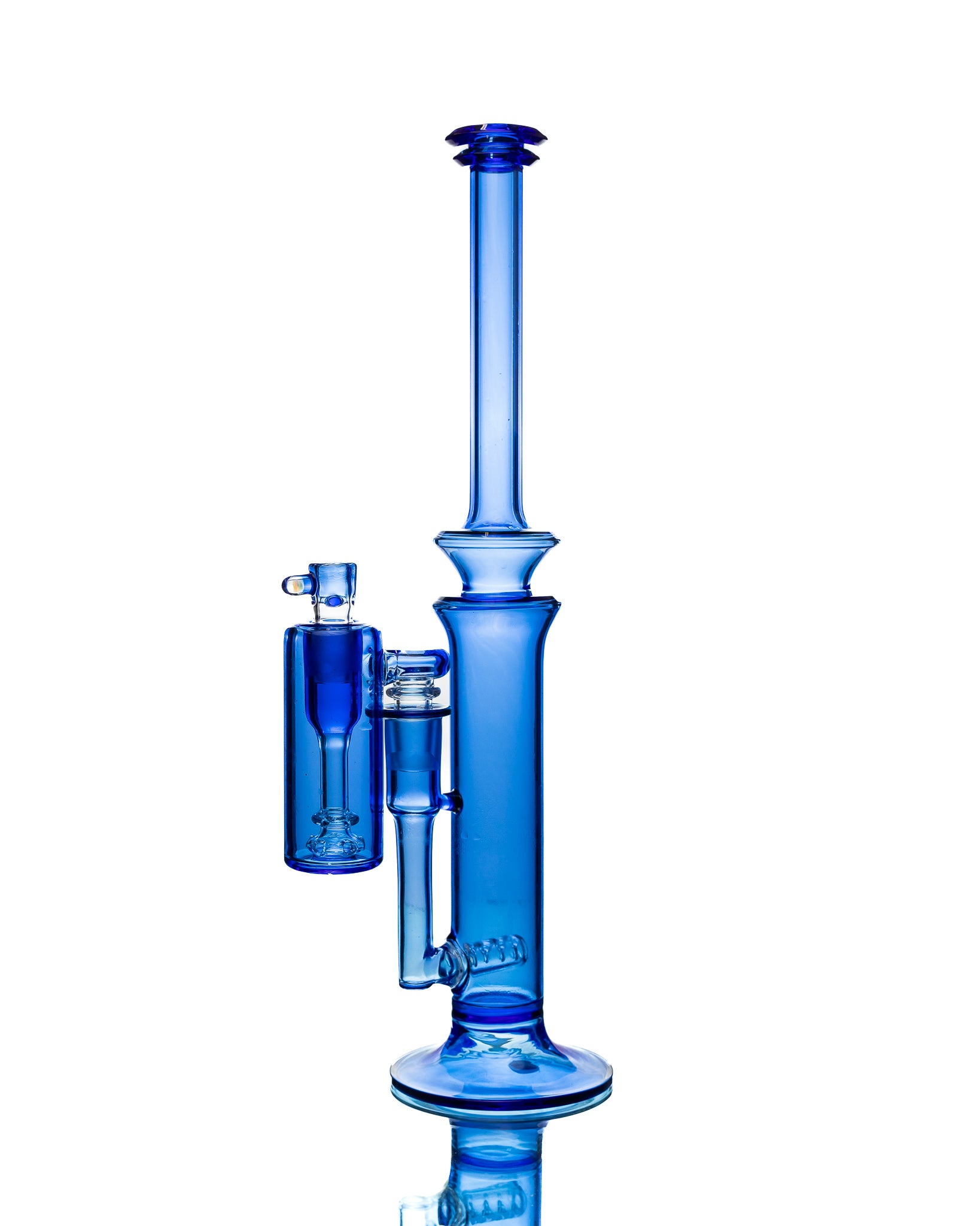Aaron B - Straight Tube w/ Matching Ash Catcher - Blue