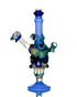 American Made Glass - Blue Skull Beaker