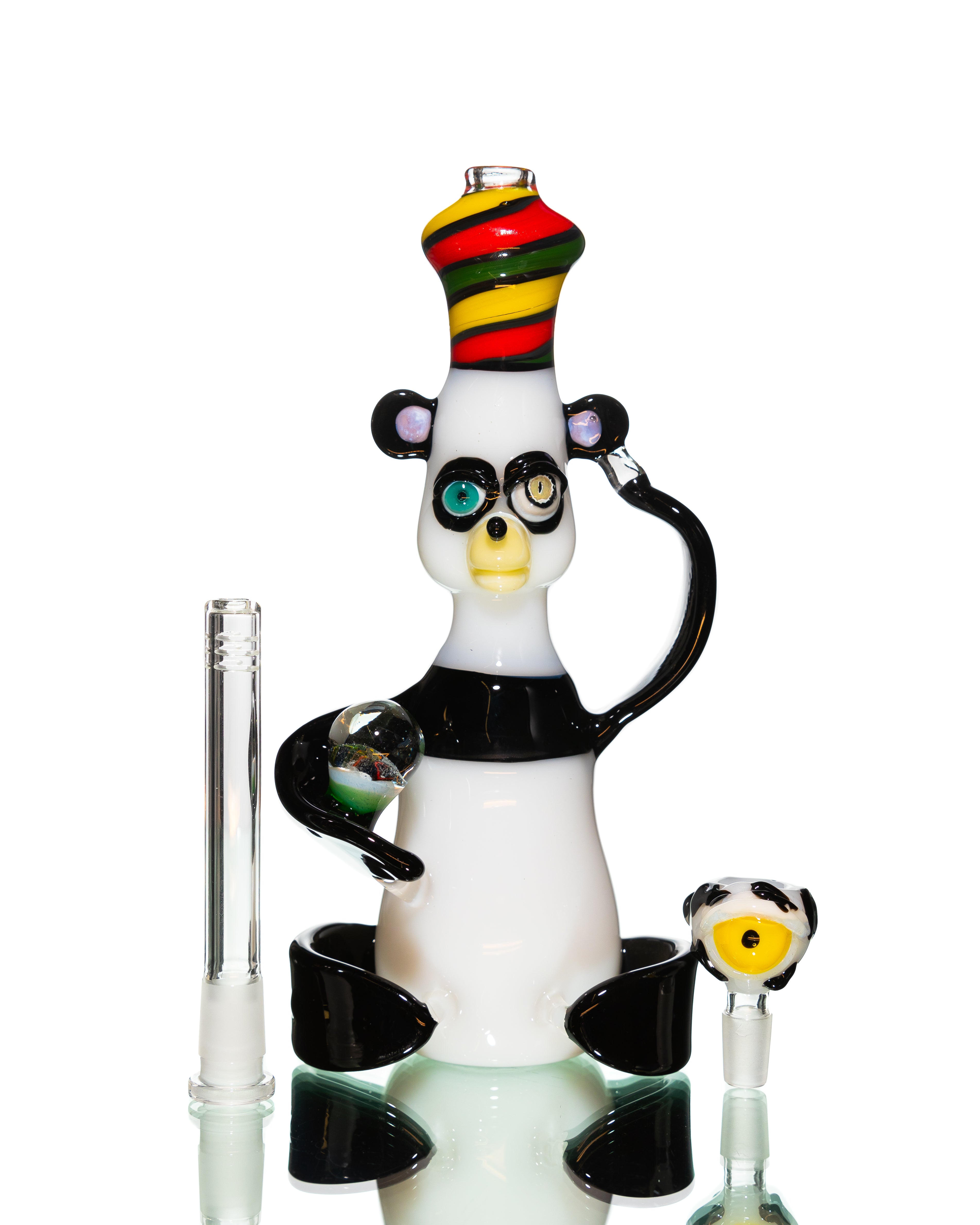 American Made Glass - Panda Beaker