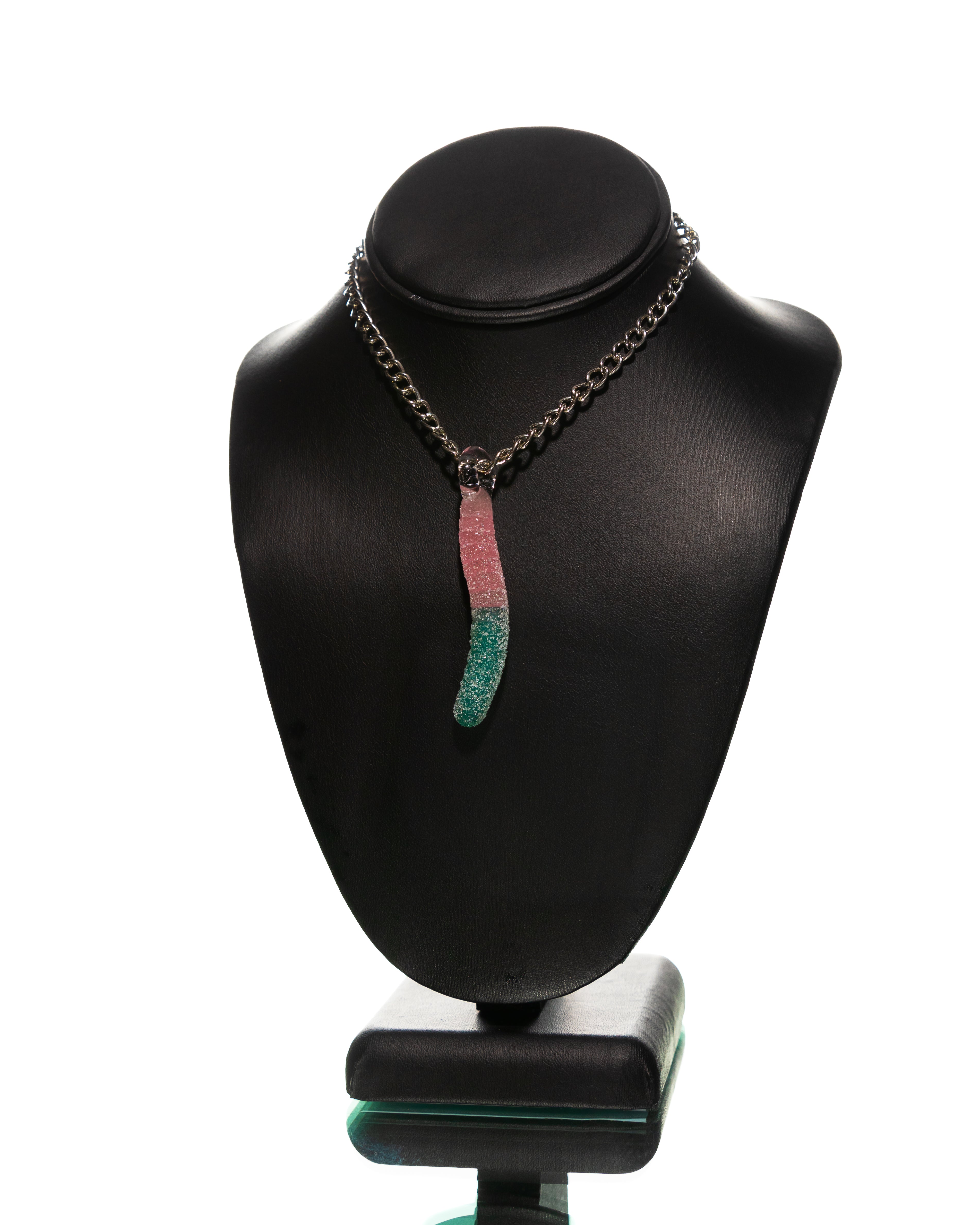 Emperial Glass - Assorted Sour Gummy Worm Pendants