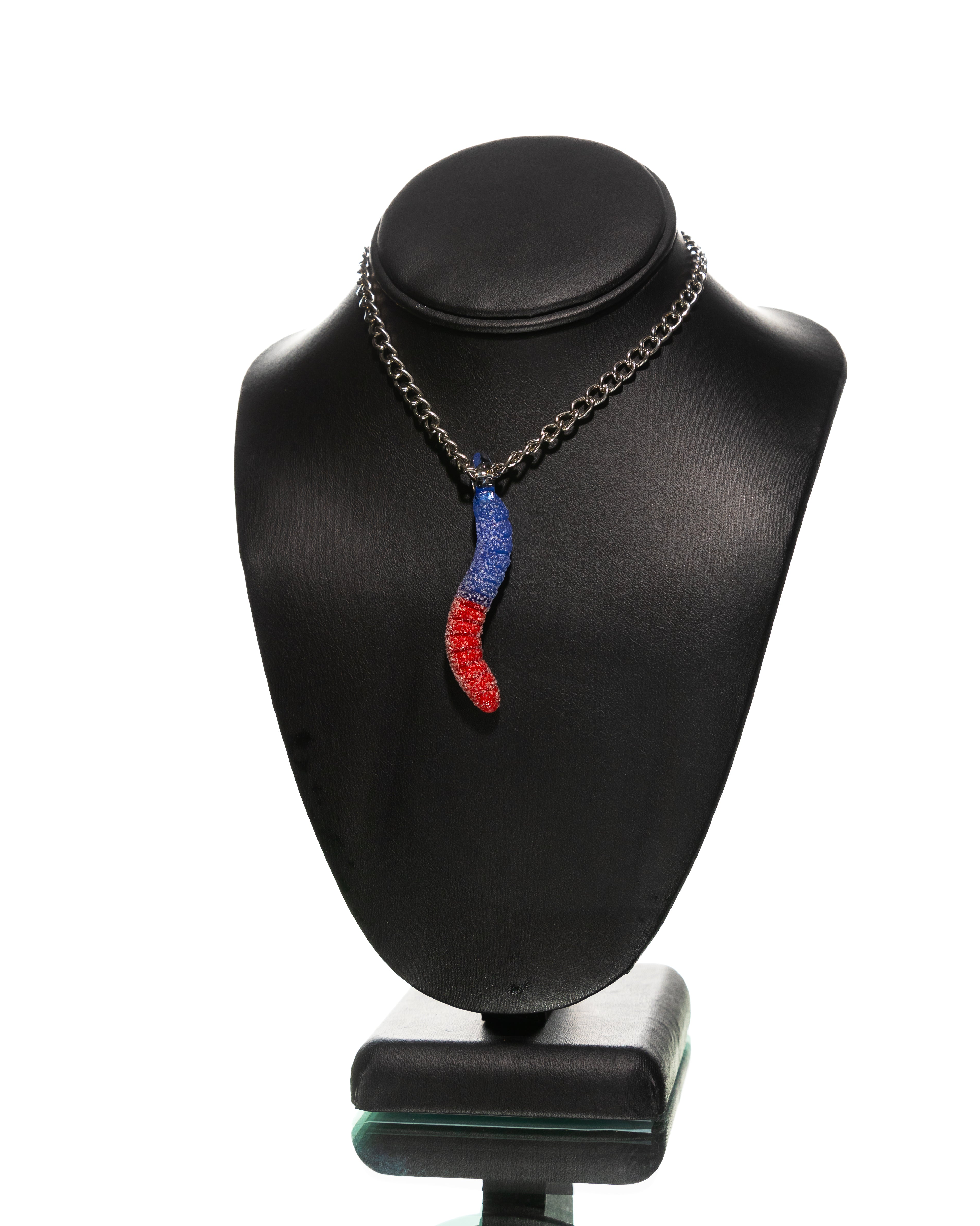 Emperial Glass - Assorted Sour Gummy Worm Pendants