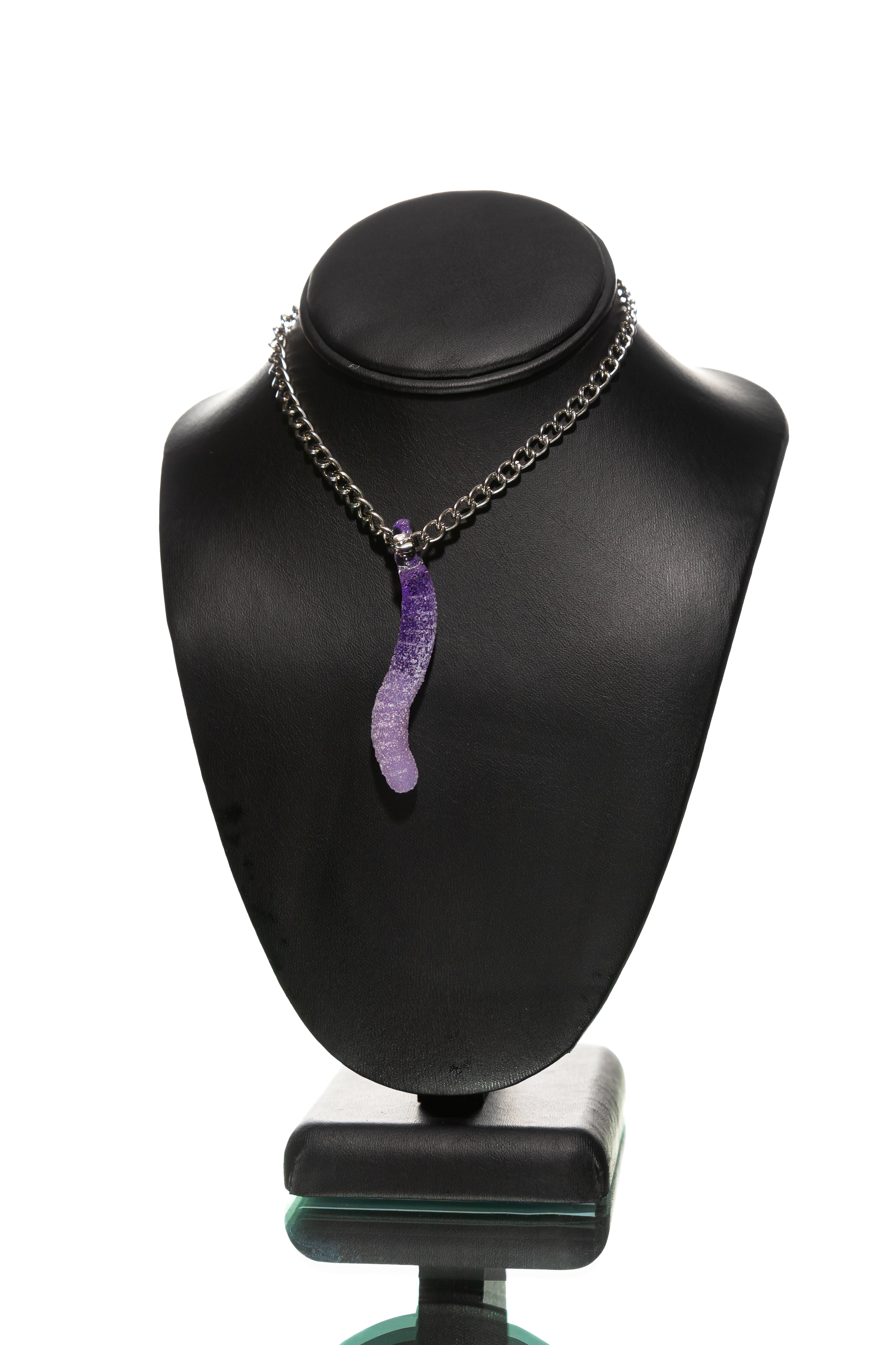 Emperial Glass - Assorted Sour Gummy Worm Pendants