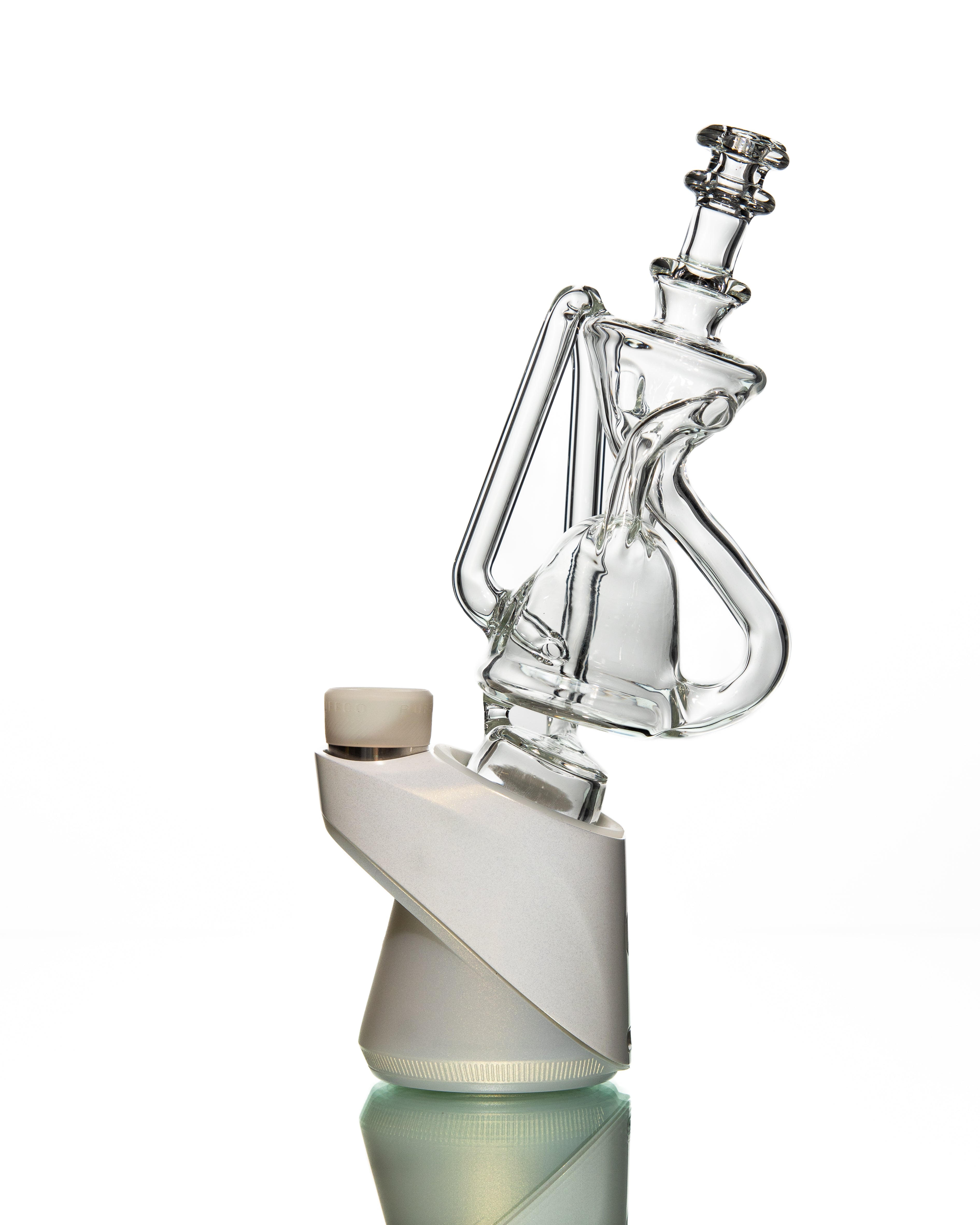 ManChild Glass - Puffco Duel Floater - Clear