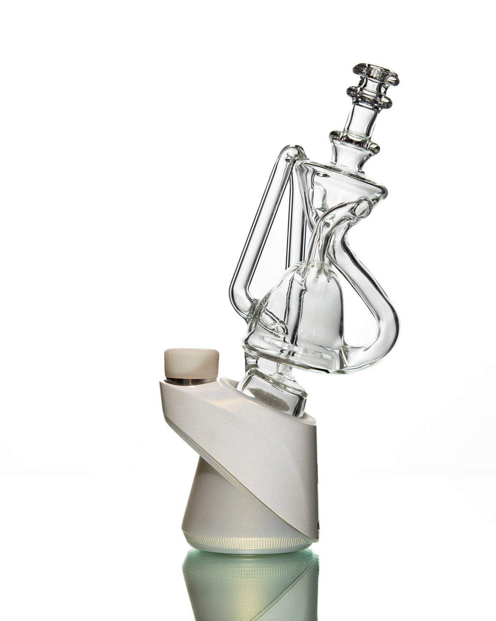ManChild Glass - Puffco Duel Floater - Clear