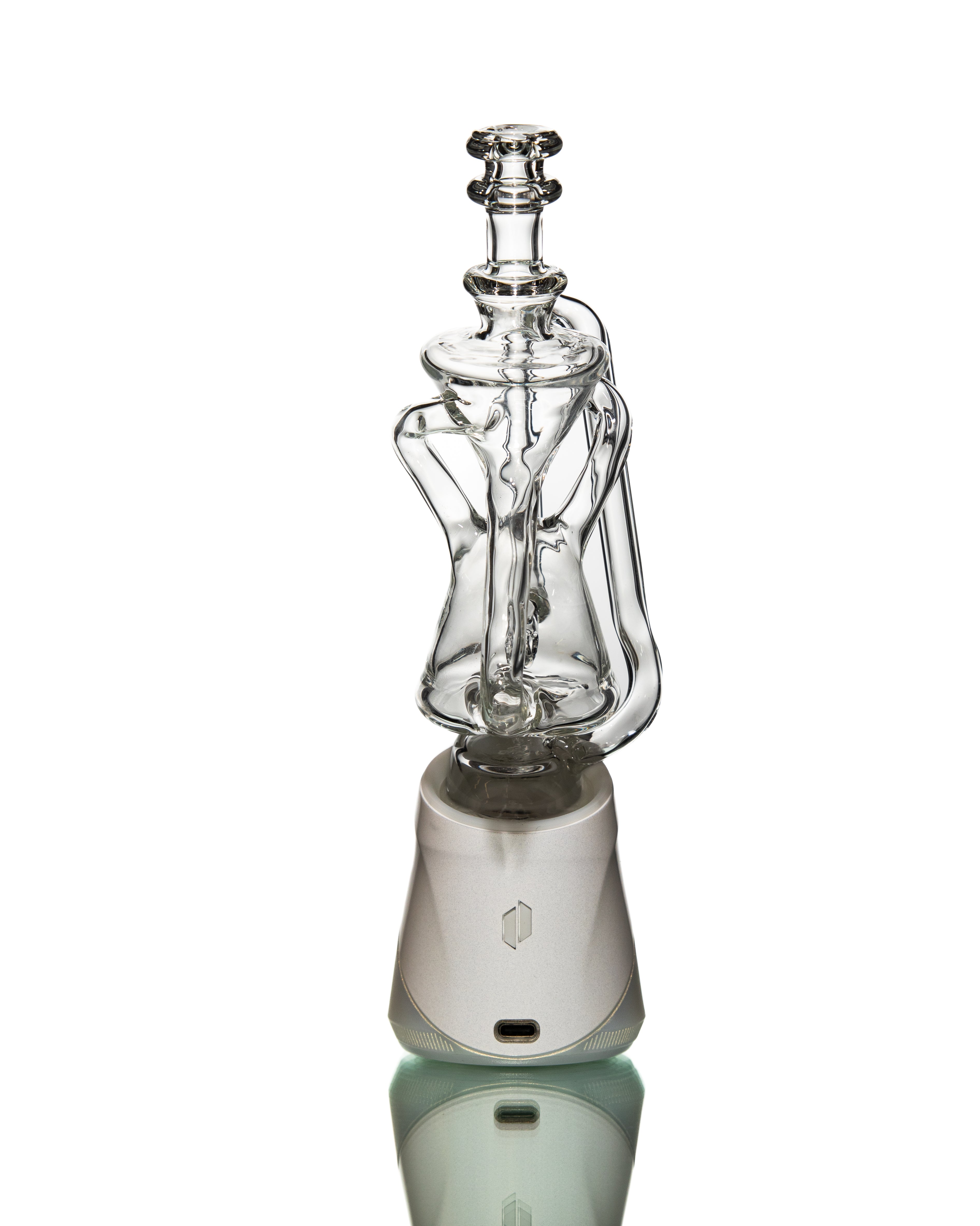 ManChild Glass - Puffco Duel Floater - Clear