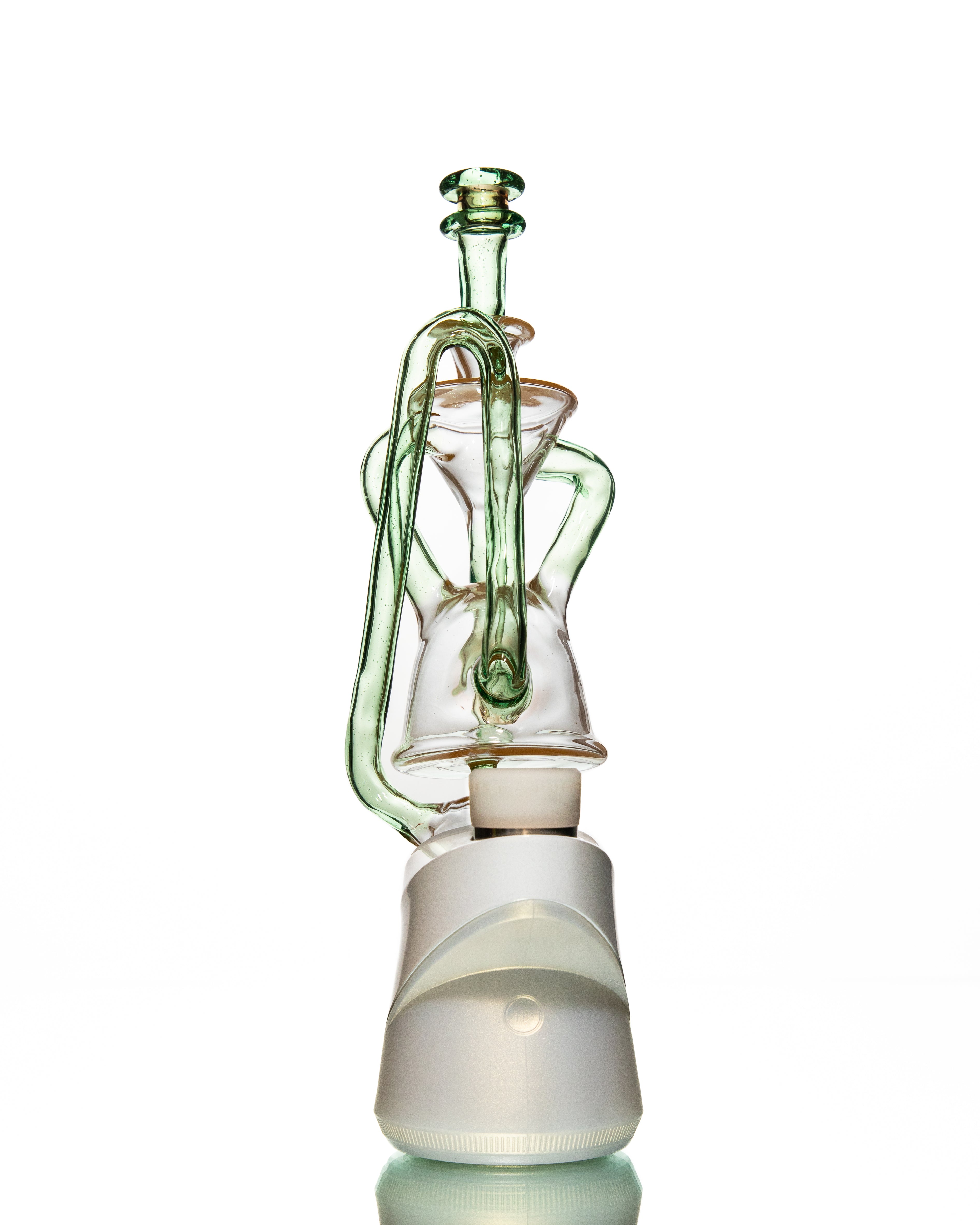 ManChild Glass - Peach & Hydra Puffco Duel Floater (CFL)