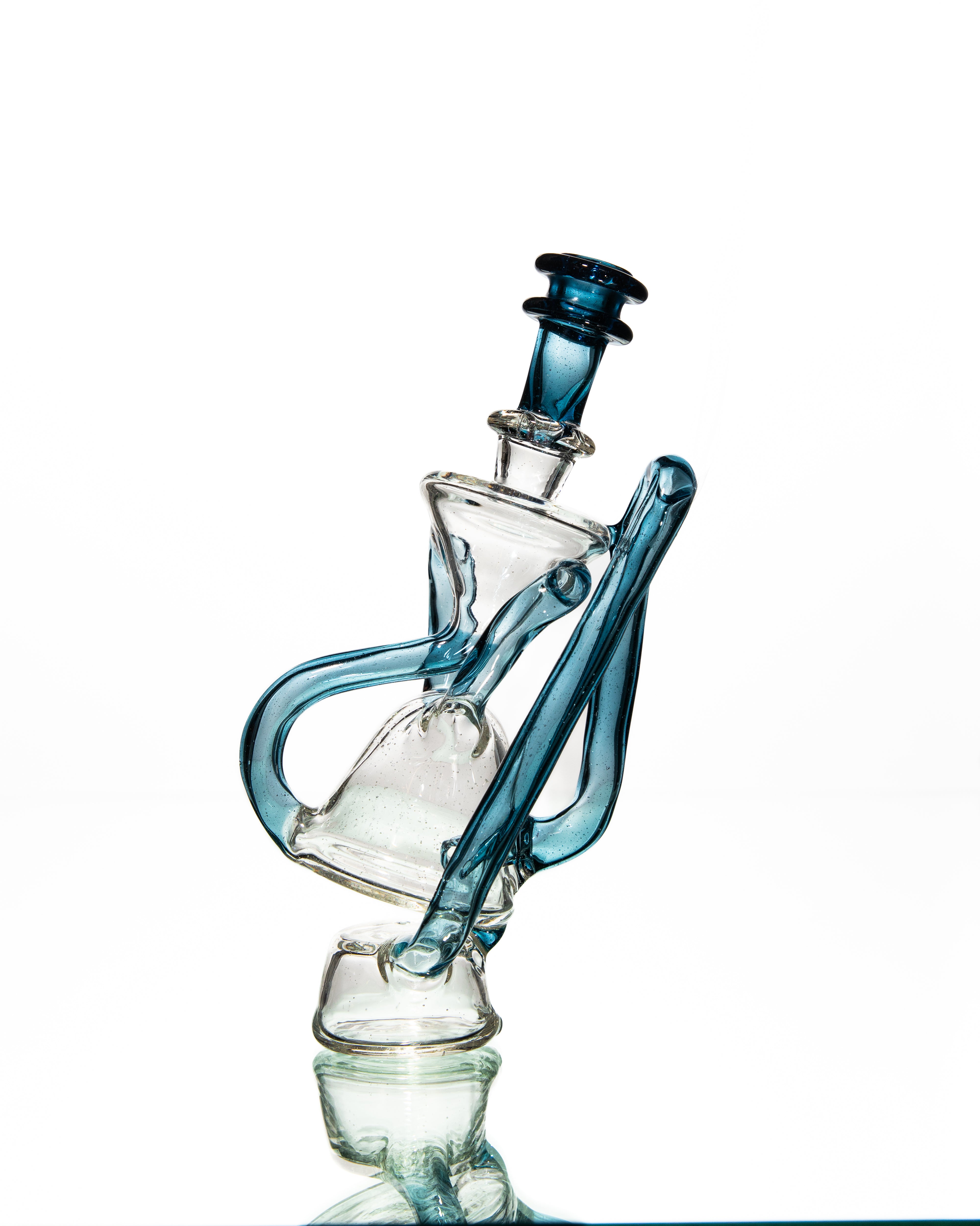 ManChild Glass - Lucy & Atomic Stardust Puffco Duel Floater (UV)