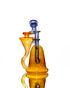 ManChild Glass - Yellow/Tan Side Saddle Recycler
