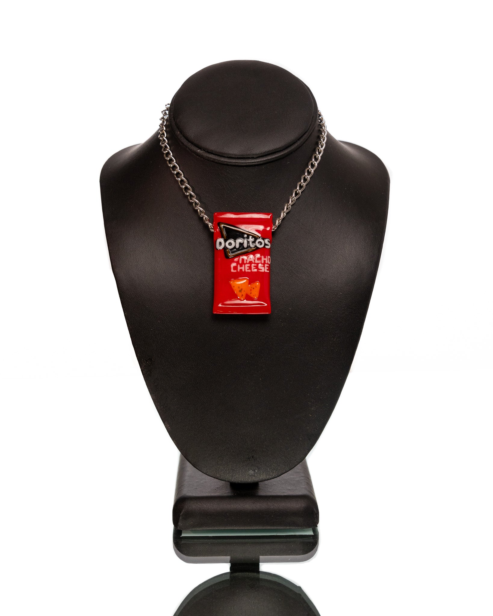Heretic Glass - Bag Pendant - Red Doritos