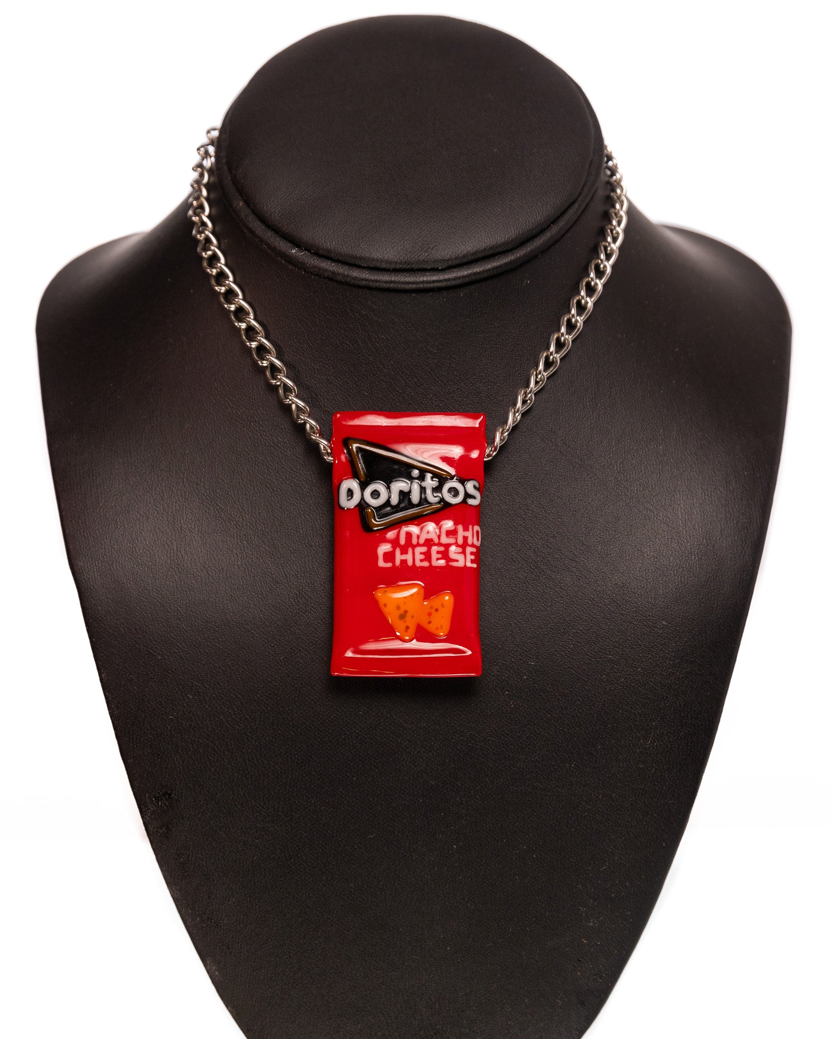 Heretic Glass - Bag Pendant - Red Doritos