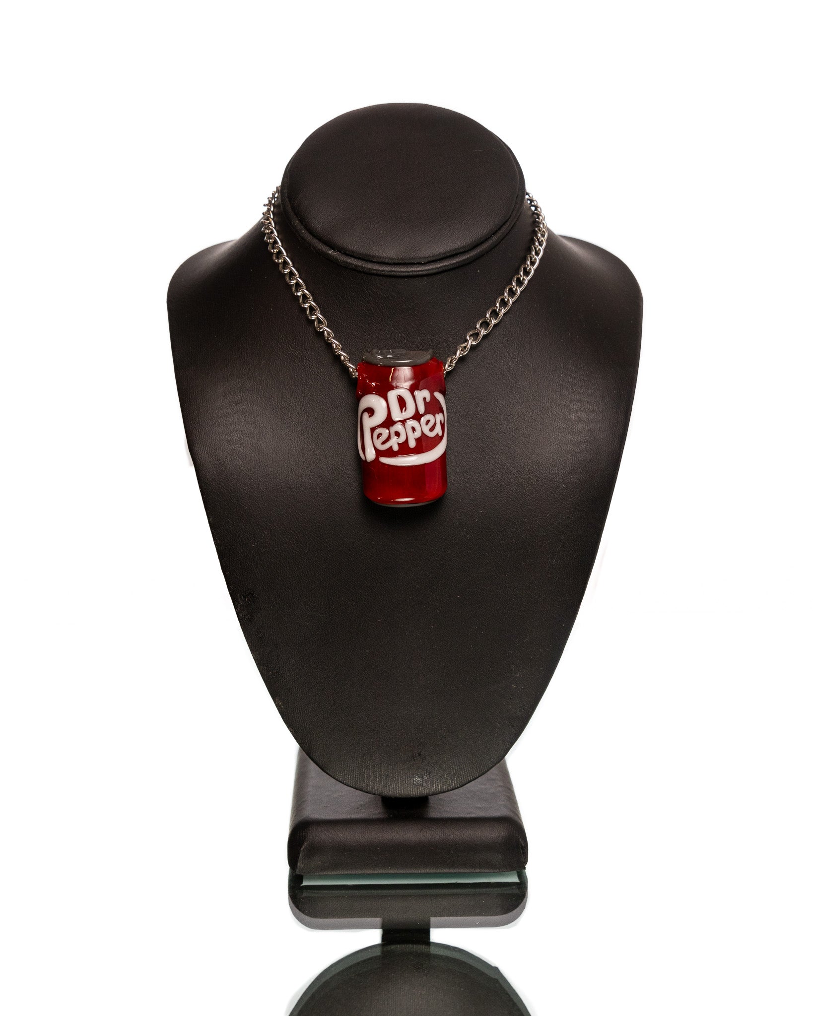 Heretic Glass - Dr Pepper Can Pendant