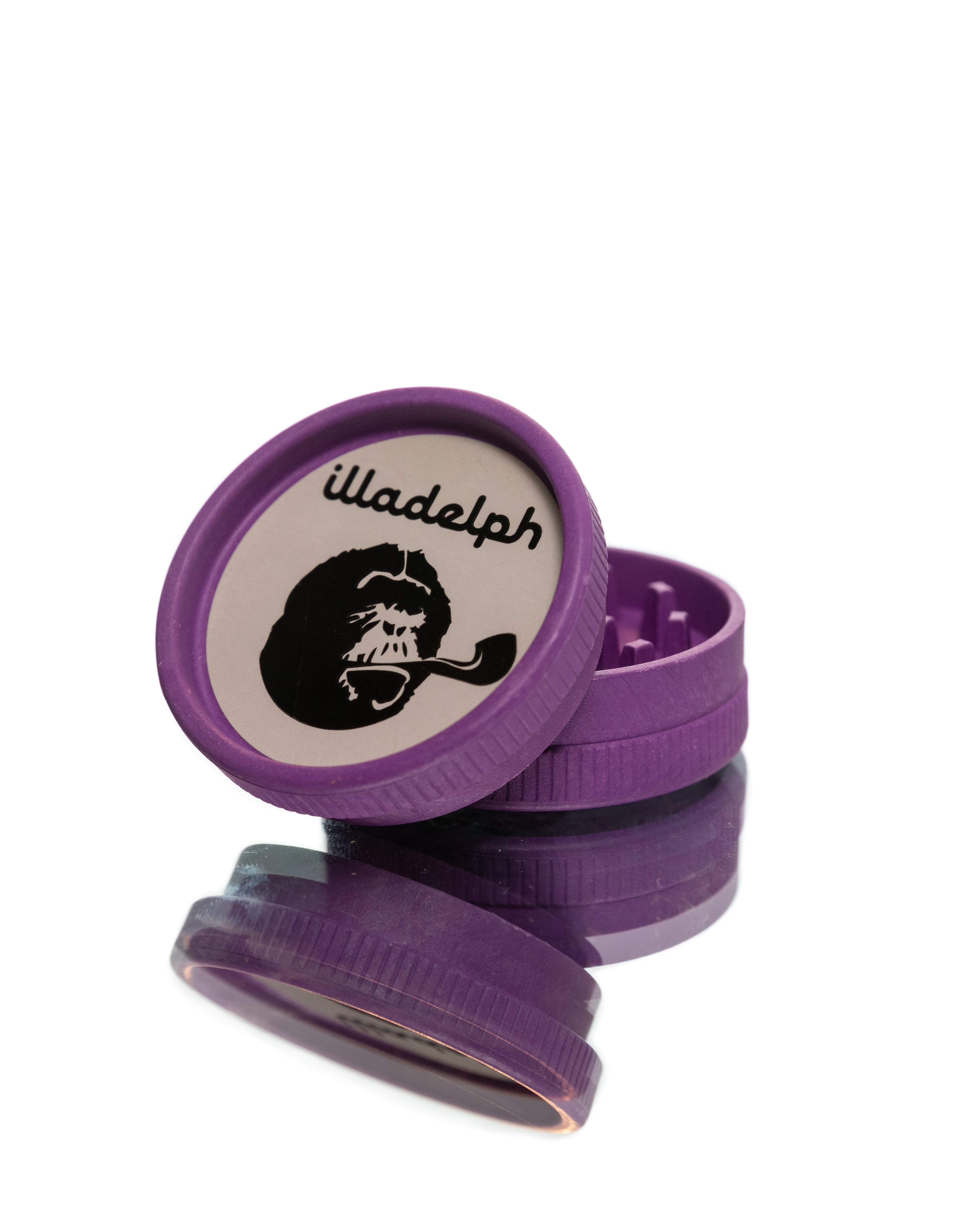 Illadelph x Santa Cruz - 2 Piece Hemp Grinder (Purple)