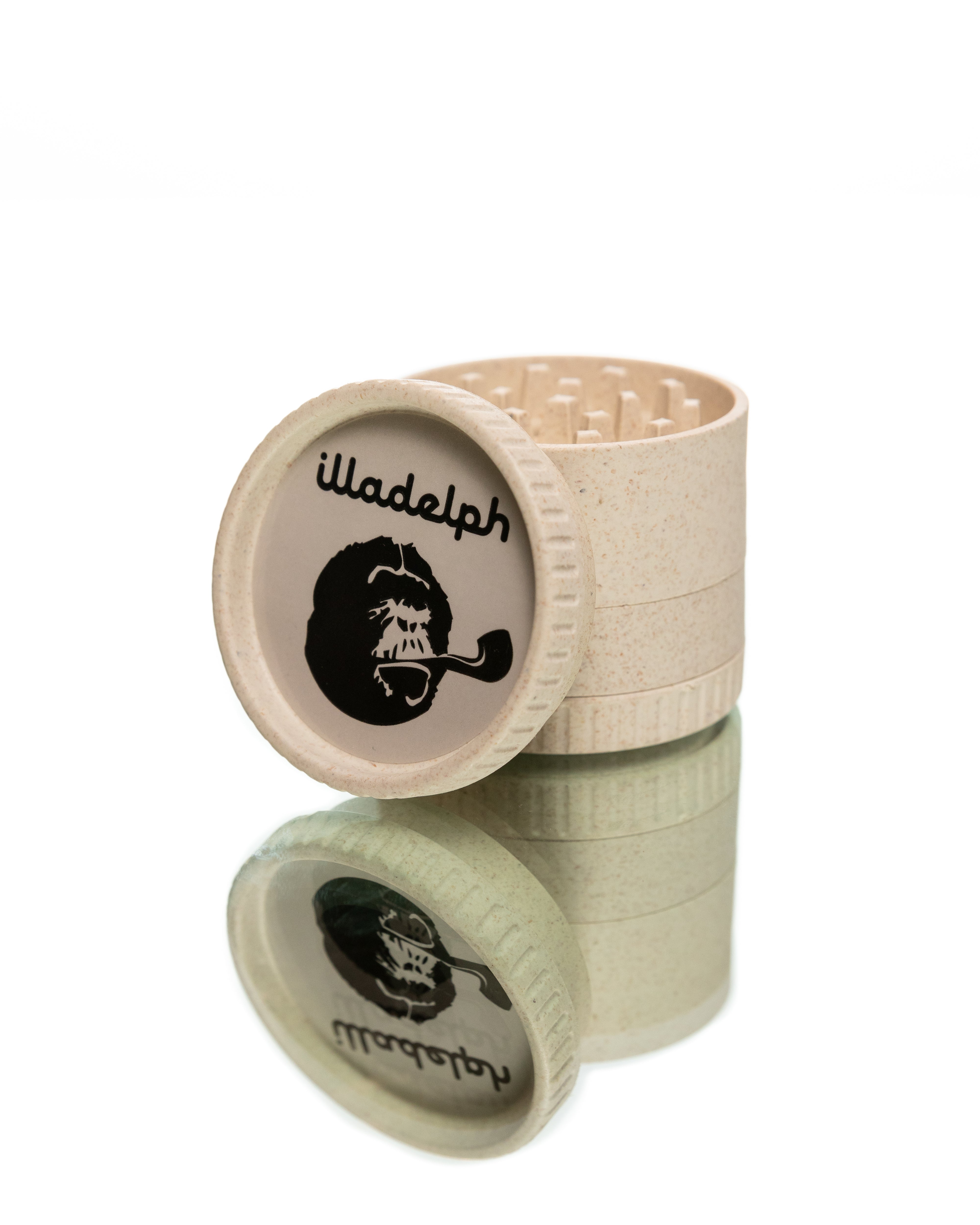 Illadelph x Santa Cruz - 4 Piece Hemp Grinder (White)