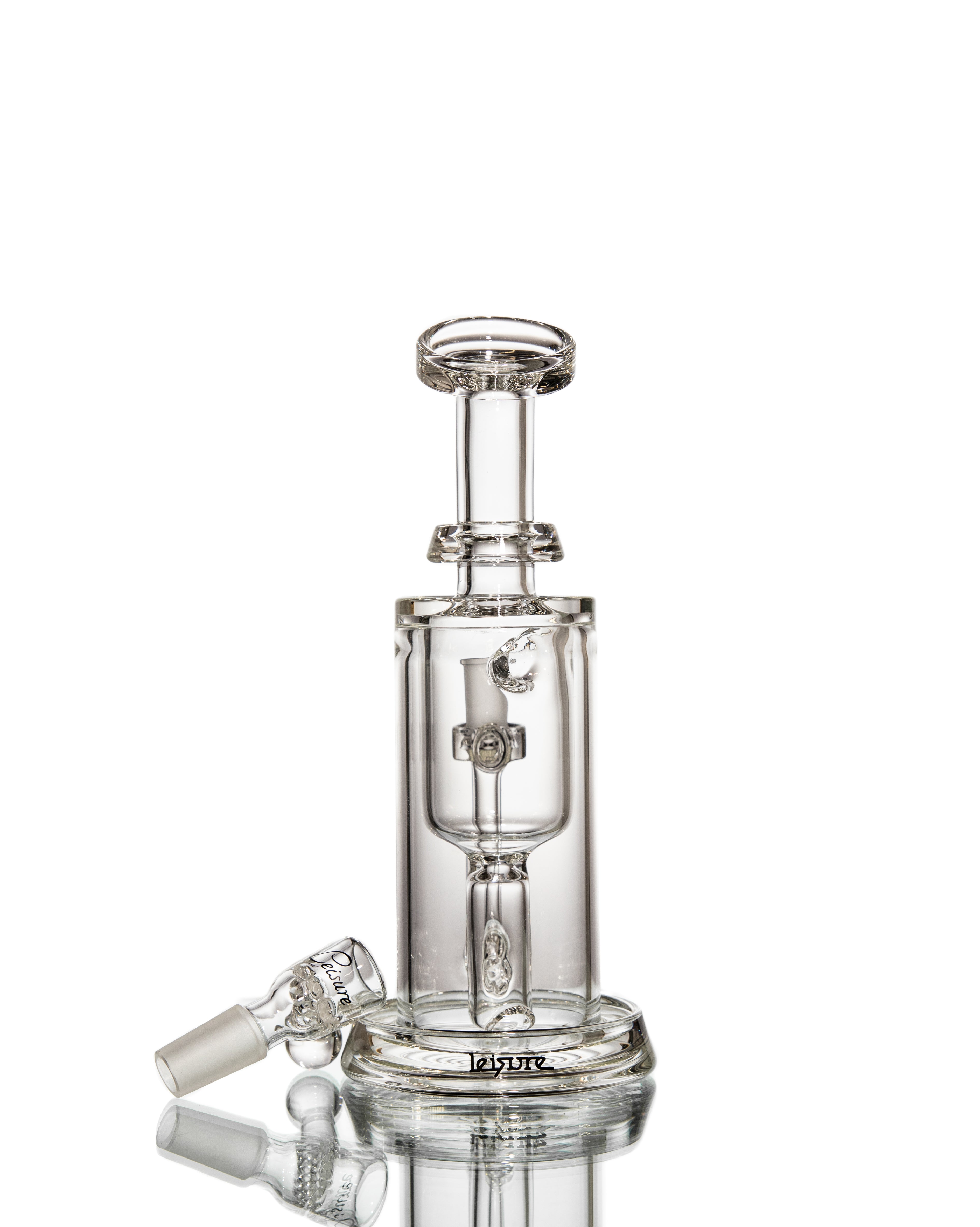 Leisure Glass - Clear 14mm Incycler (7")