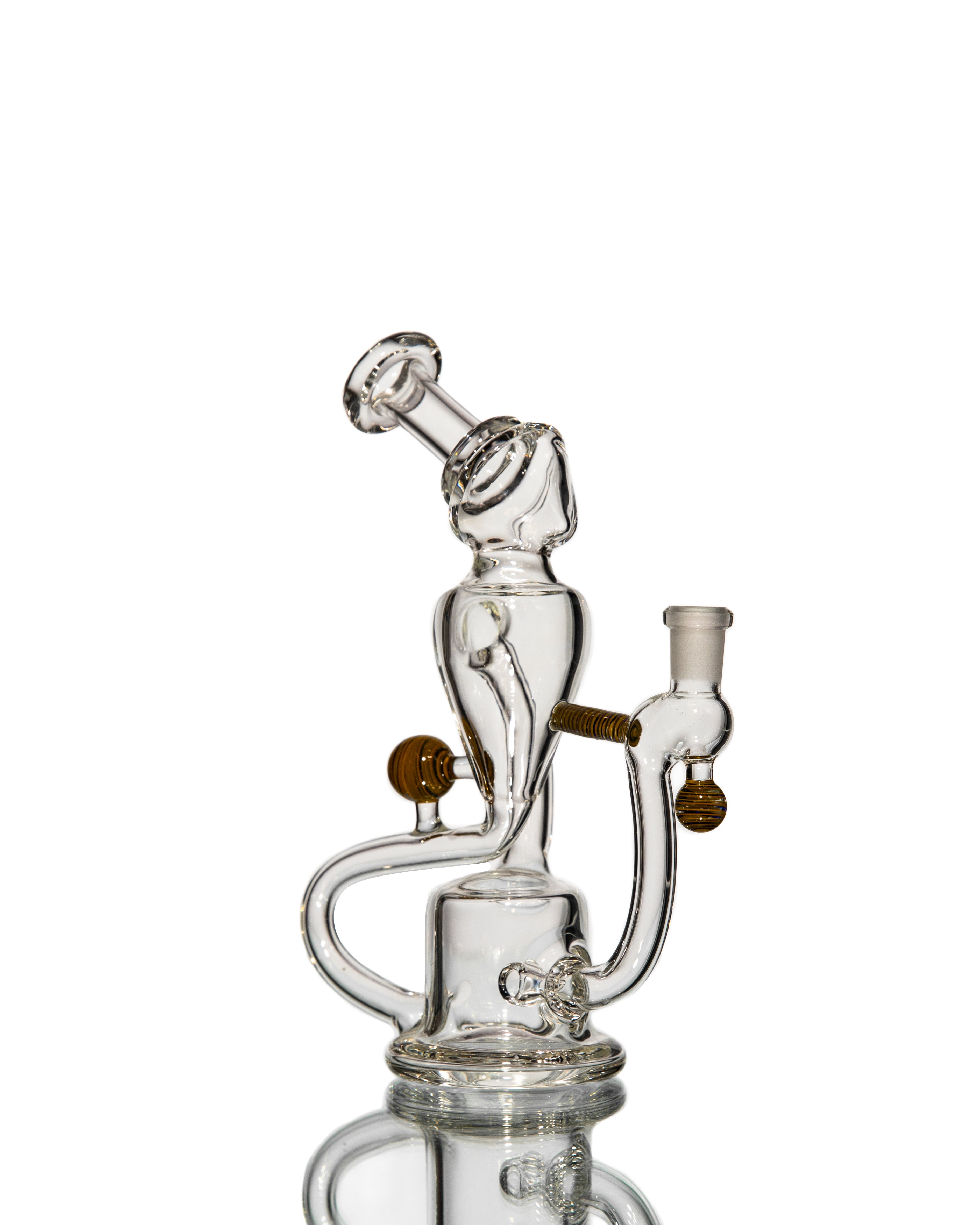 Symetrik Glass - Single Uptake Recycler (Black and Yellow)