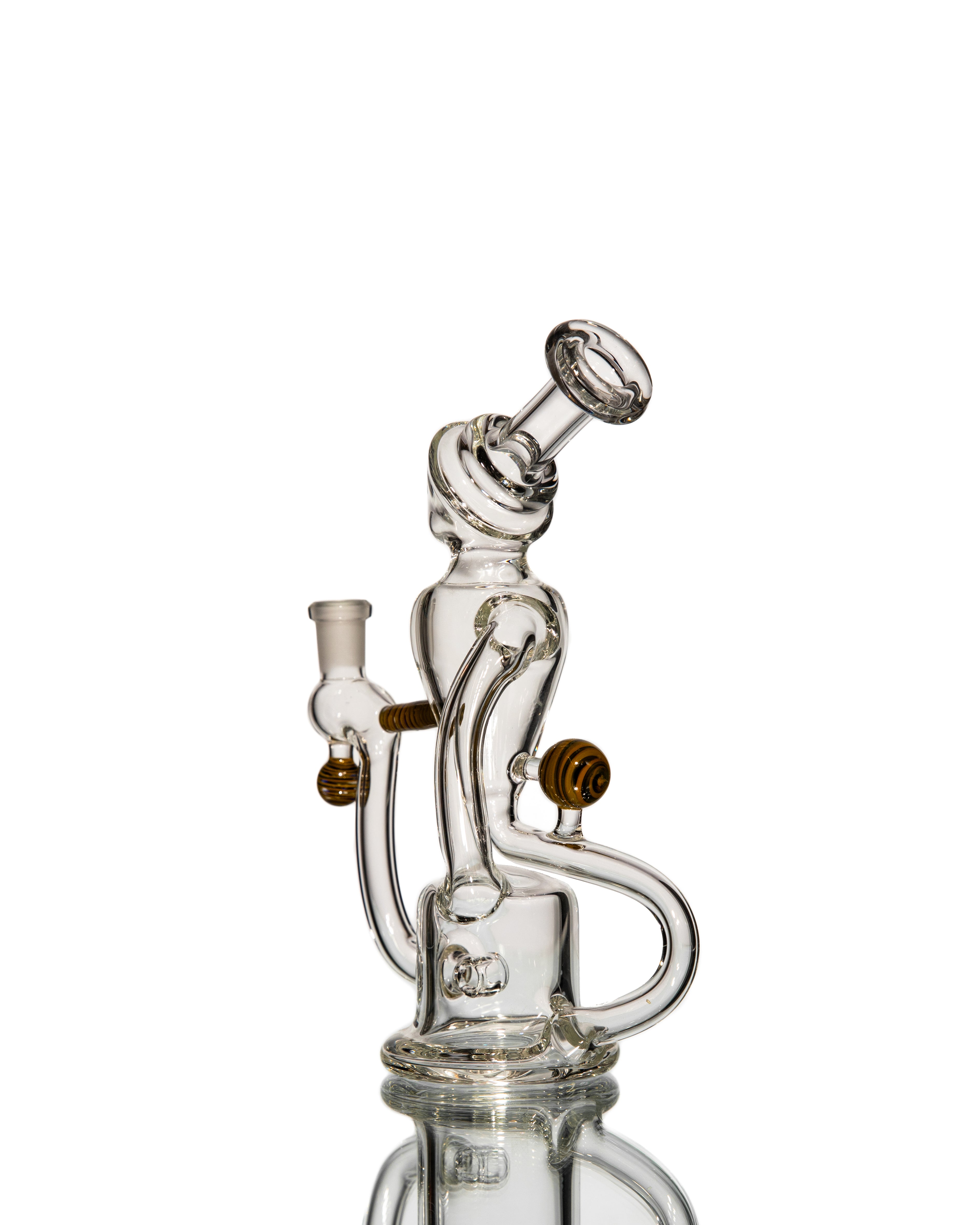 Symetrik Glass - Single Uptake Recycler (Black and Yellow)
