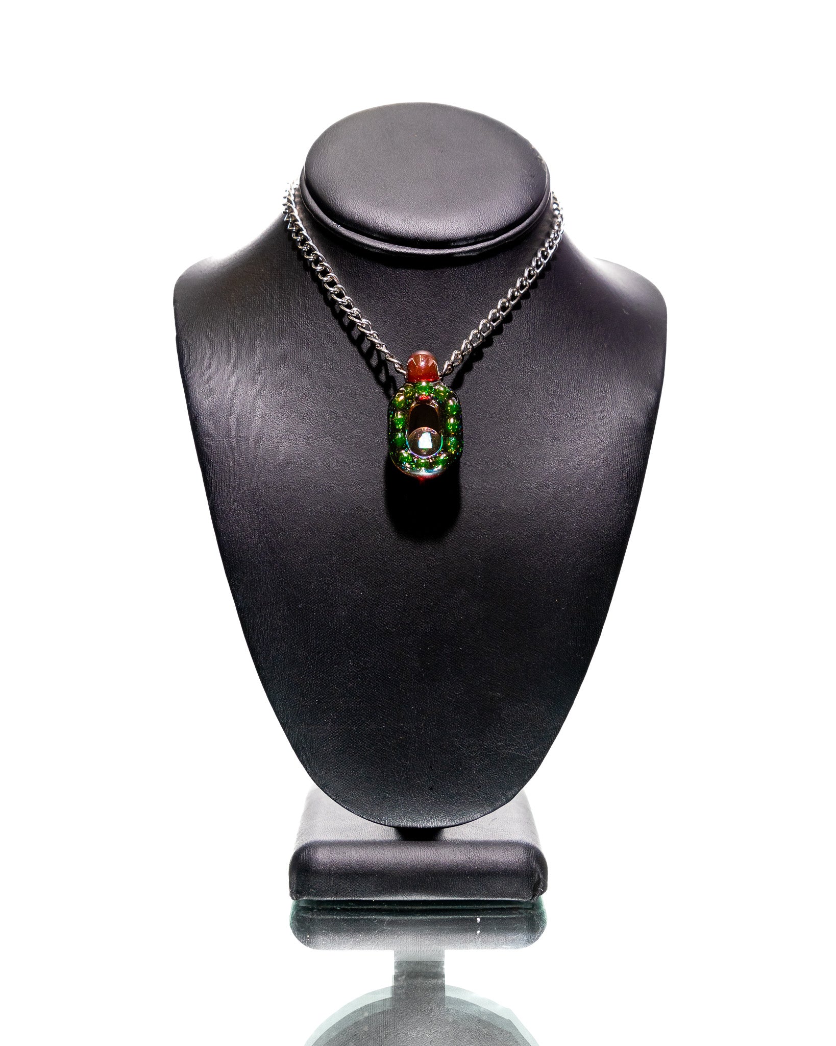 JNG Studio - "Cropal/Citrine/Dragon's Blood/Black" Pendant