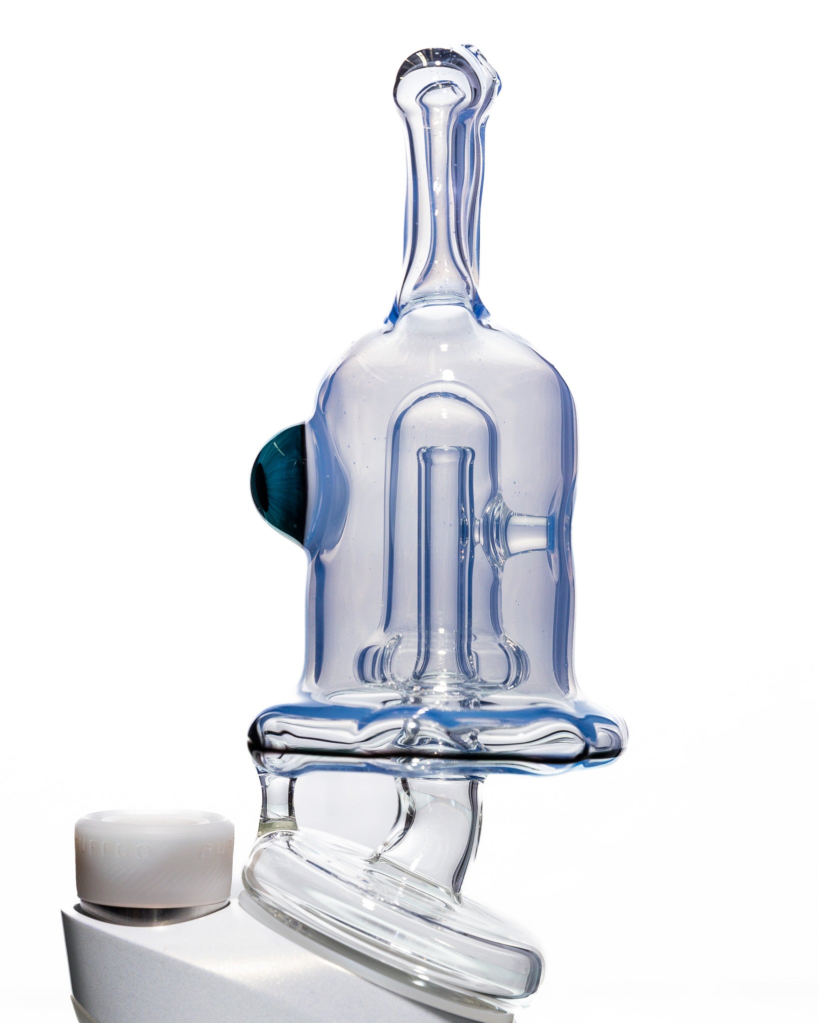 Drewbie Glass - Sluggo Puffco Top - Blue