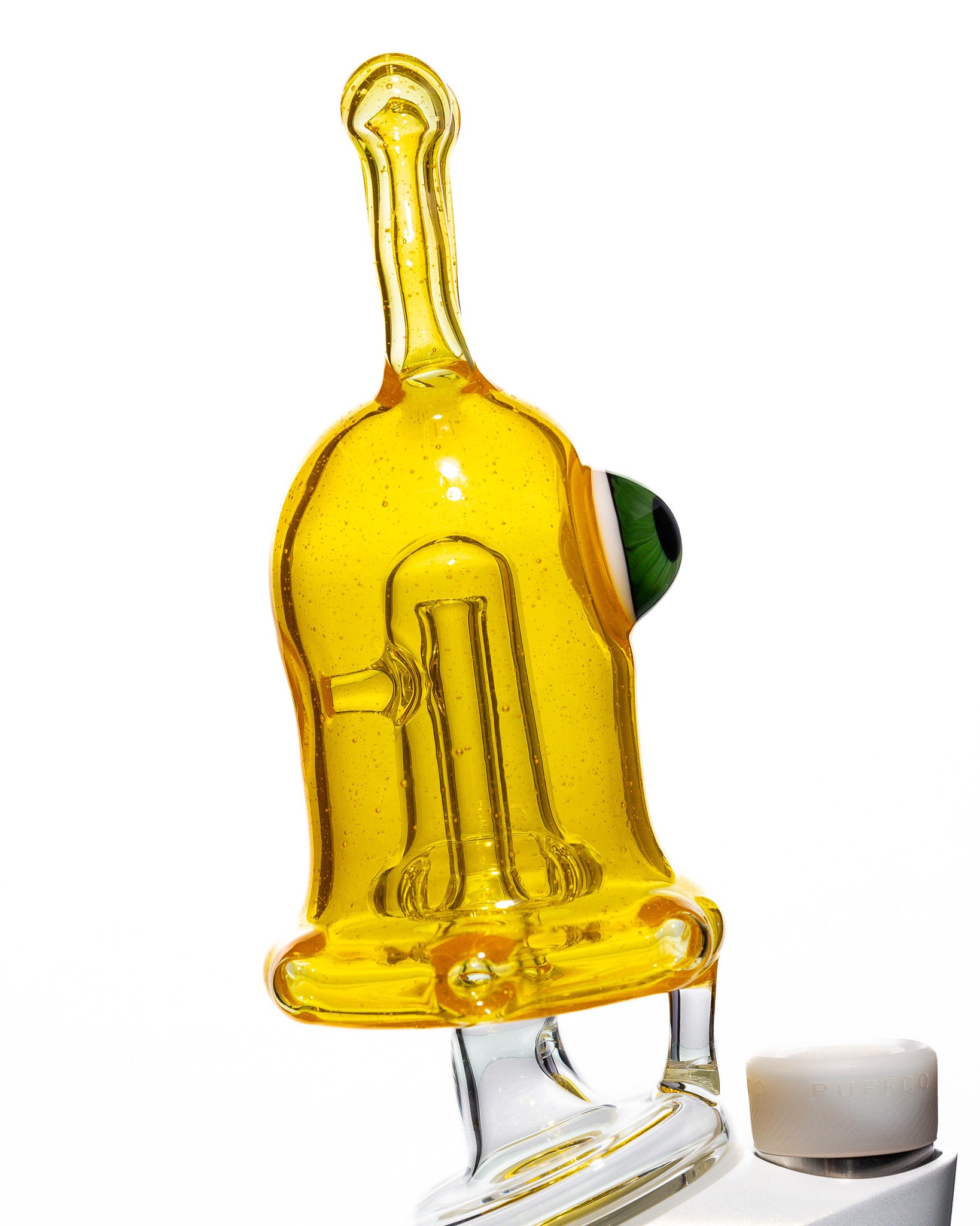 Drewbie Glass - Sluggo Puffco Top - Yellow