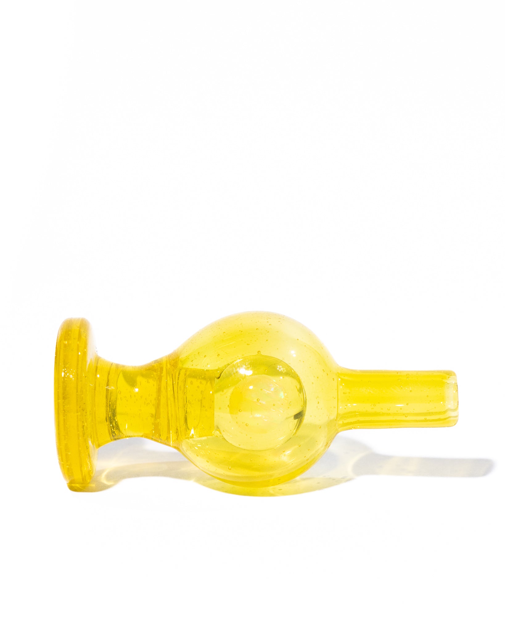 Soup Glass - 6mm Bubble Cap - Yellow