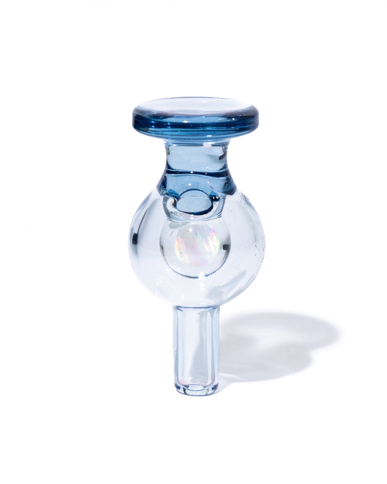 Soup Glass - 6mm Bubble Cap - Light Blue