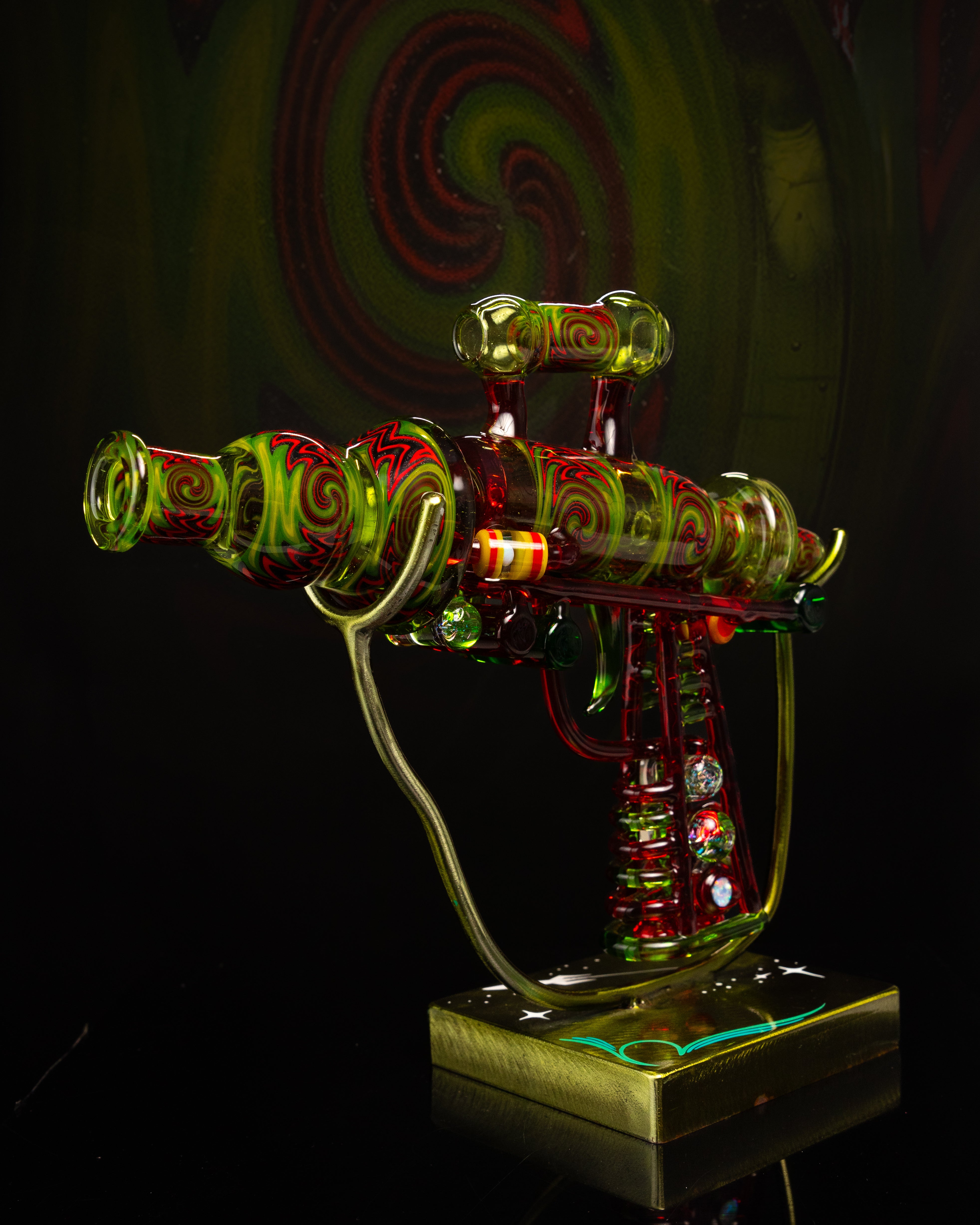 Happy Times Glass - Huni Badger Ray Gun