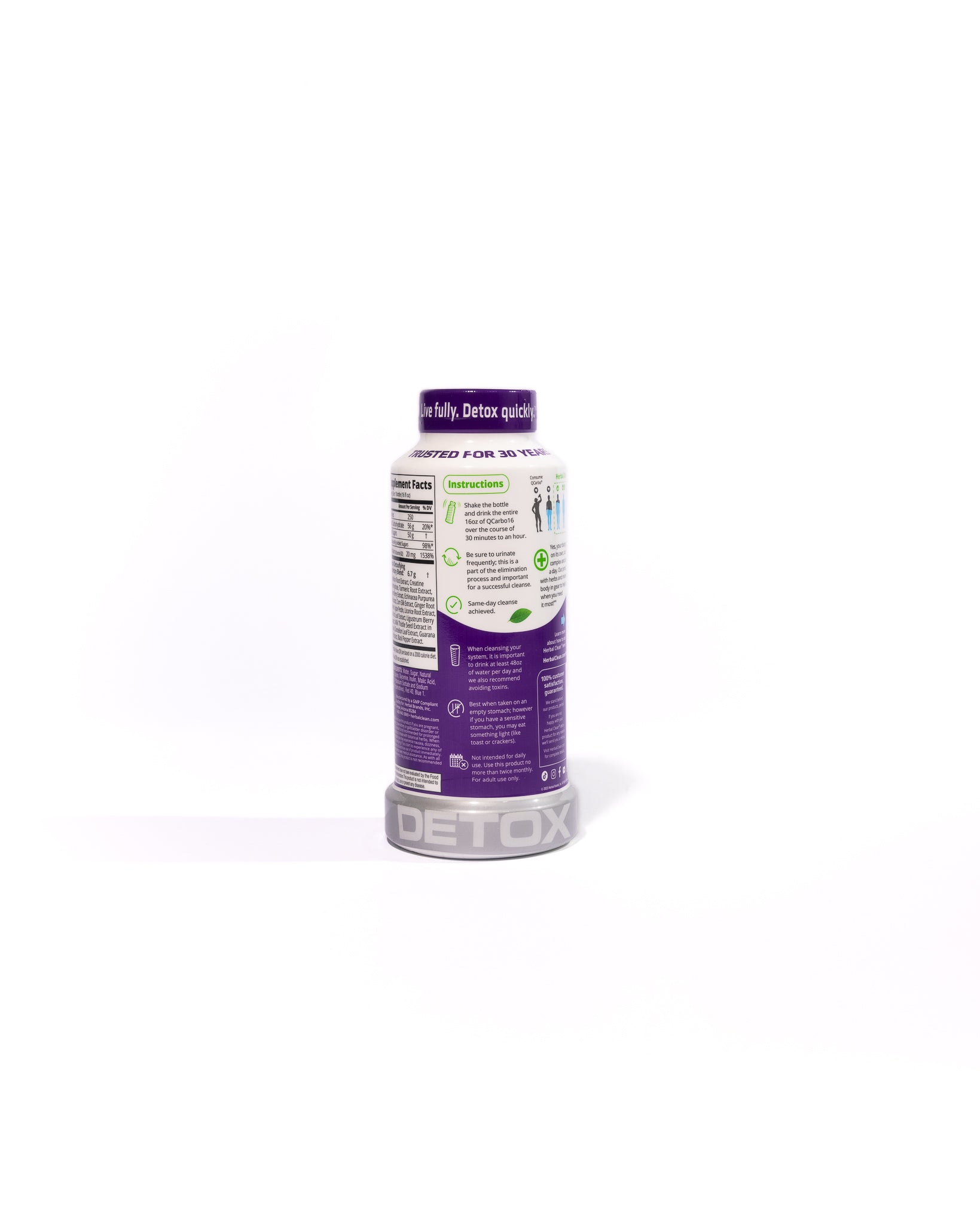 Herbal Clean - QCarbo - 1 Step Maximum Cleanse