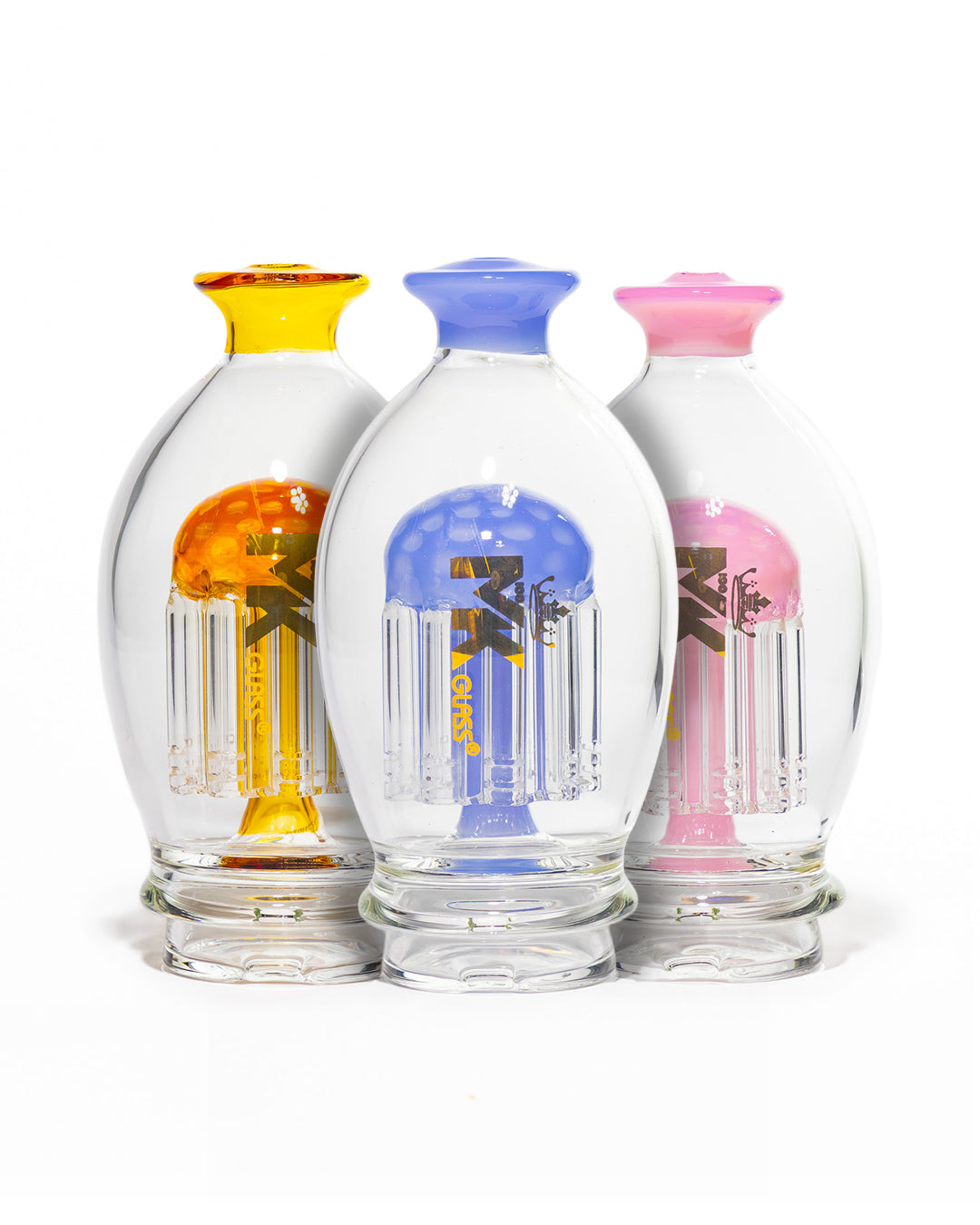 MK100 Glass - Puffco Attachment - Bubble Tree Perc