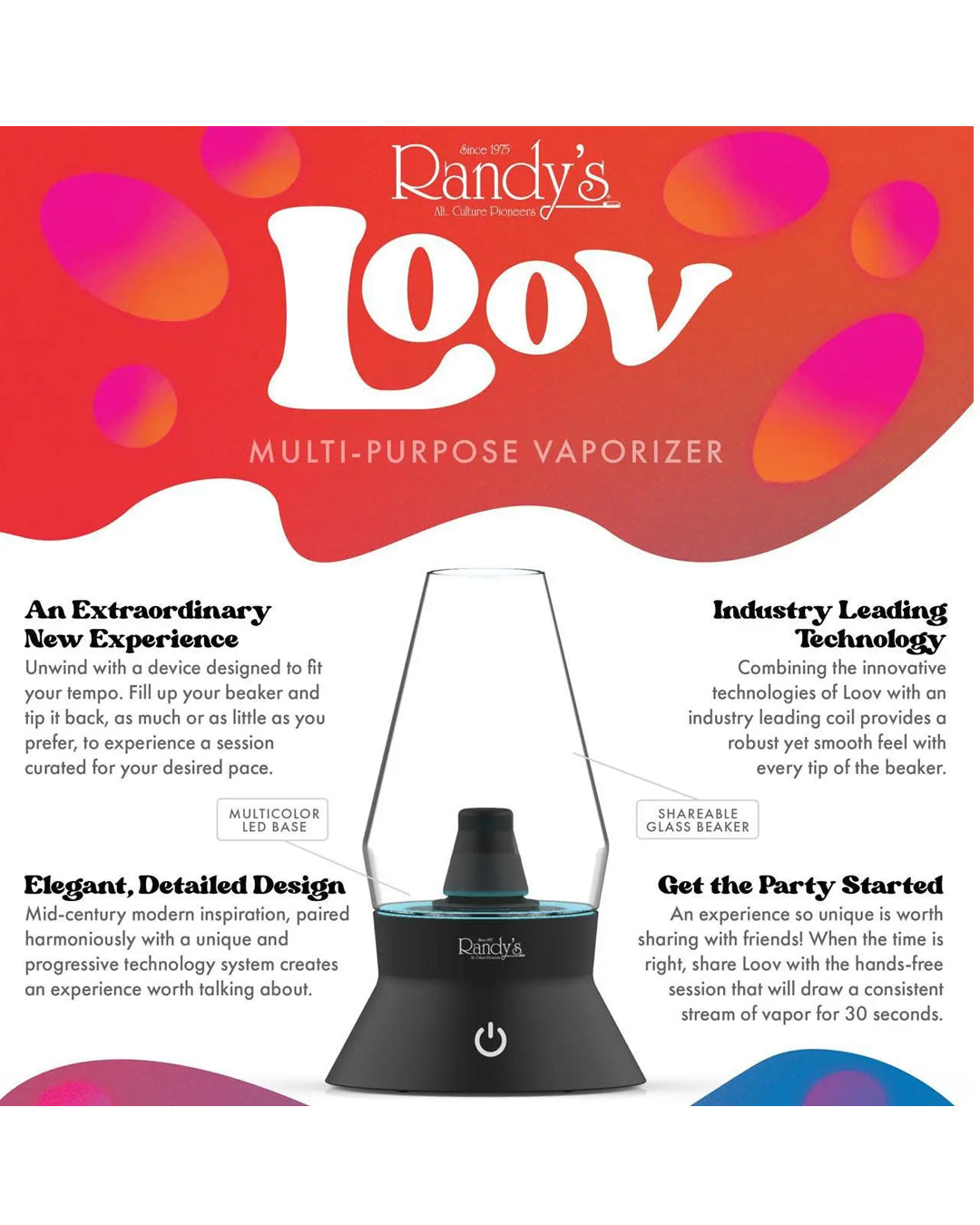 Randy's - LOOV - Table Top Vaporizer