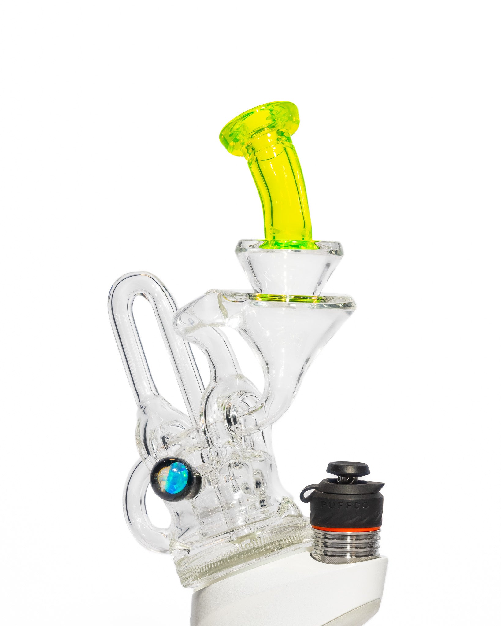 Mac White Glass - Puffco Infinity Recycler - Ion (UV)