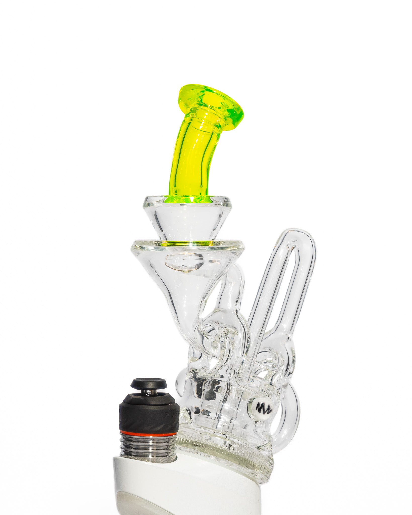 Mac White Glass - Puffco Infinity Recycler - Ion (UV)