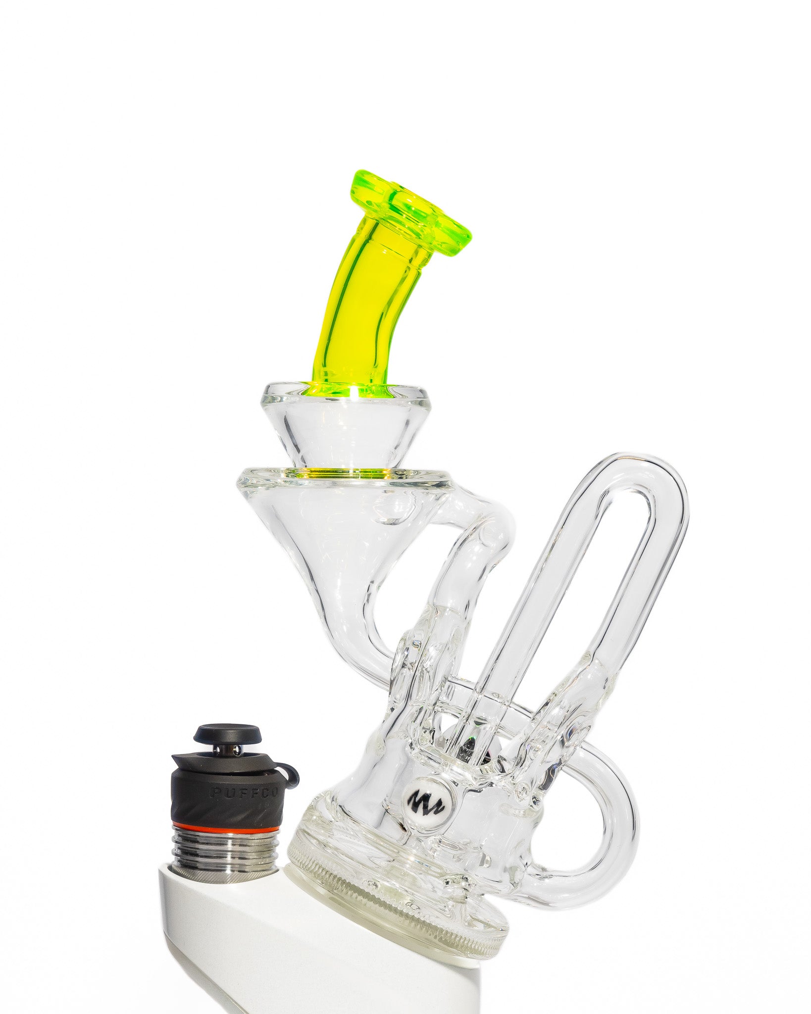 Mac White Glass - Puffco Infinity Recycler - Ion (UV)