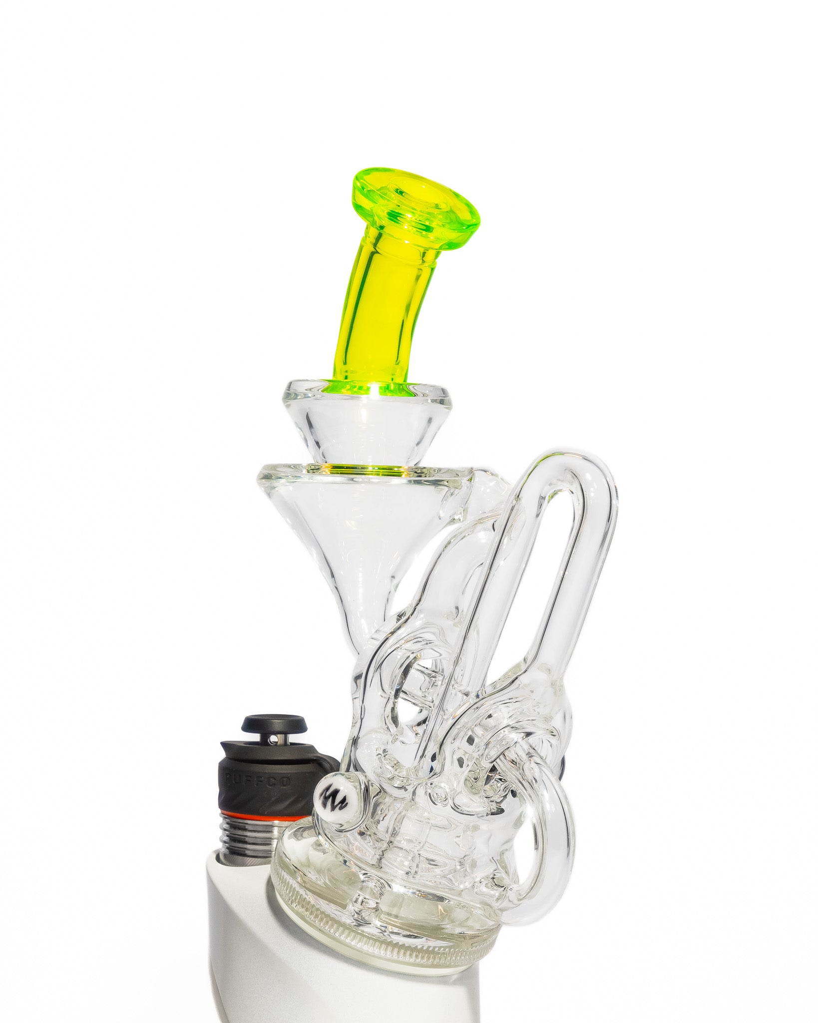 Mac White Glass - Puffco Infinity Recycler - Ion (UV)