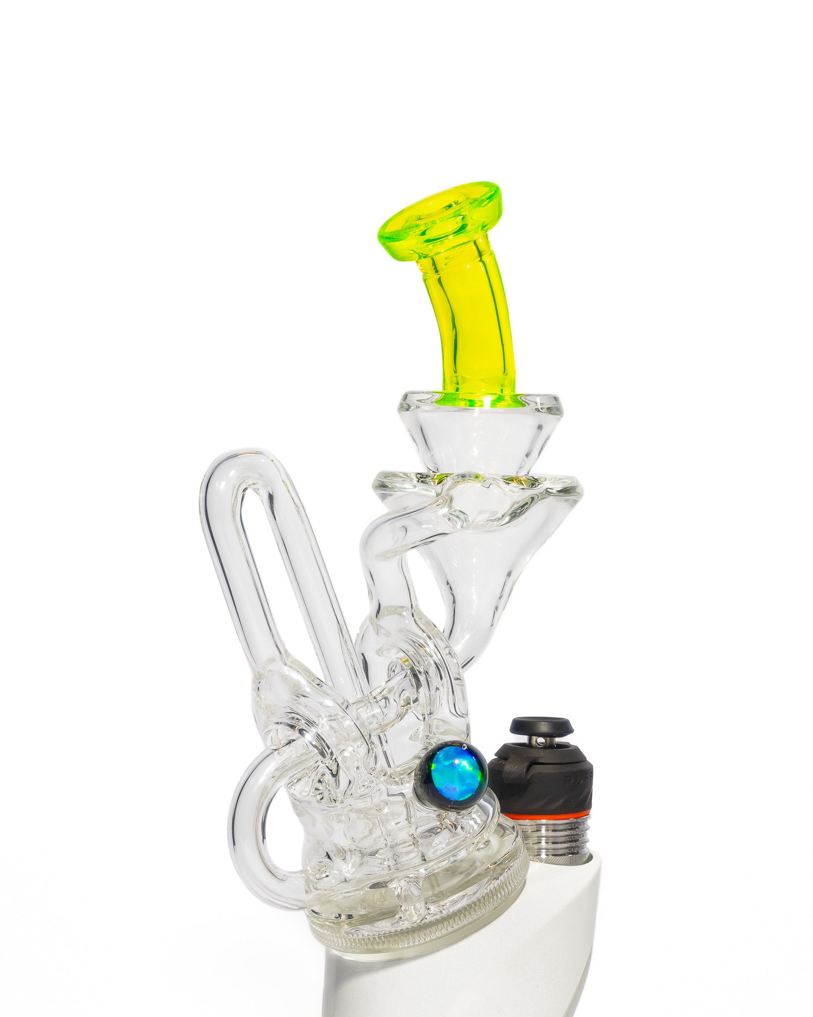 Mac White Glass - Puffco Infinity Recycler - Ion (UV)
