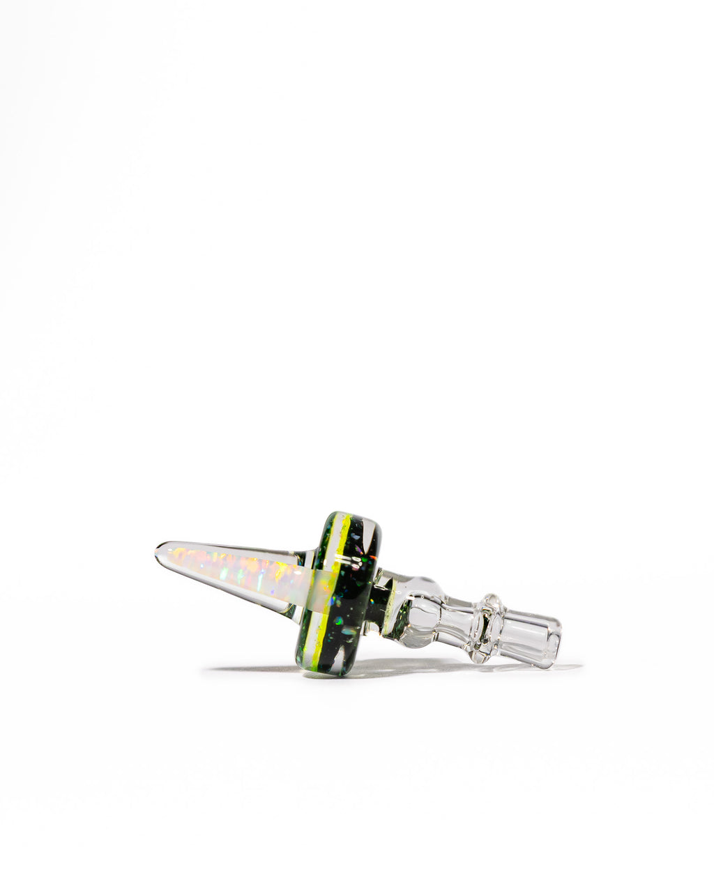 Coos Glass - 20mm Opal Spike 3DXL Joystick - Galaxy Black & Ion (UV)