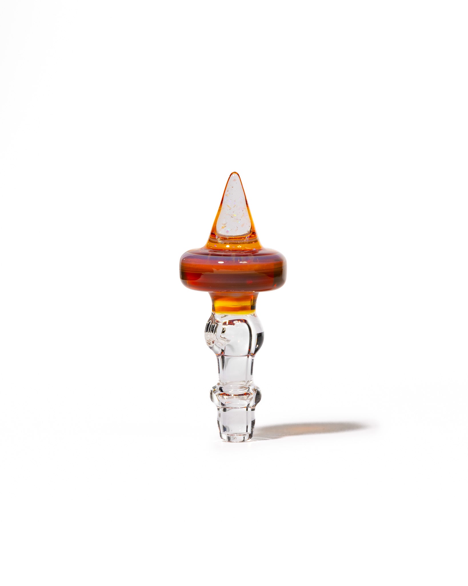 Coos Glass - 10mm Crushed Opal Spike 3DXL Joystick - Loki's Lipstick