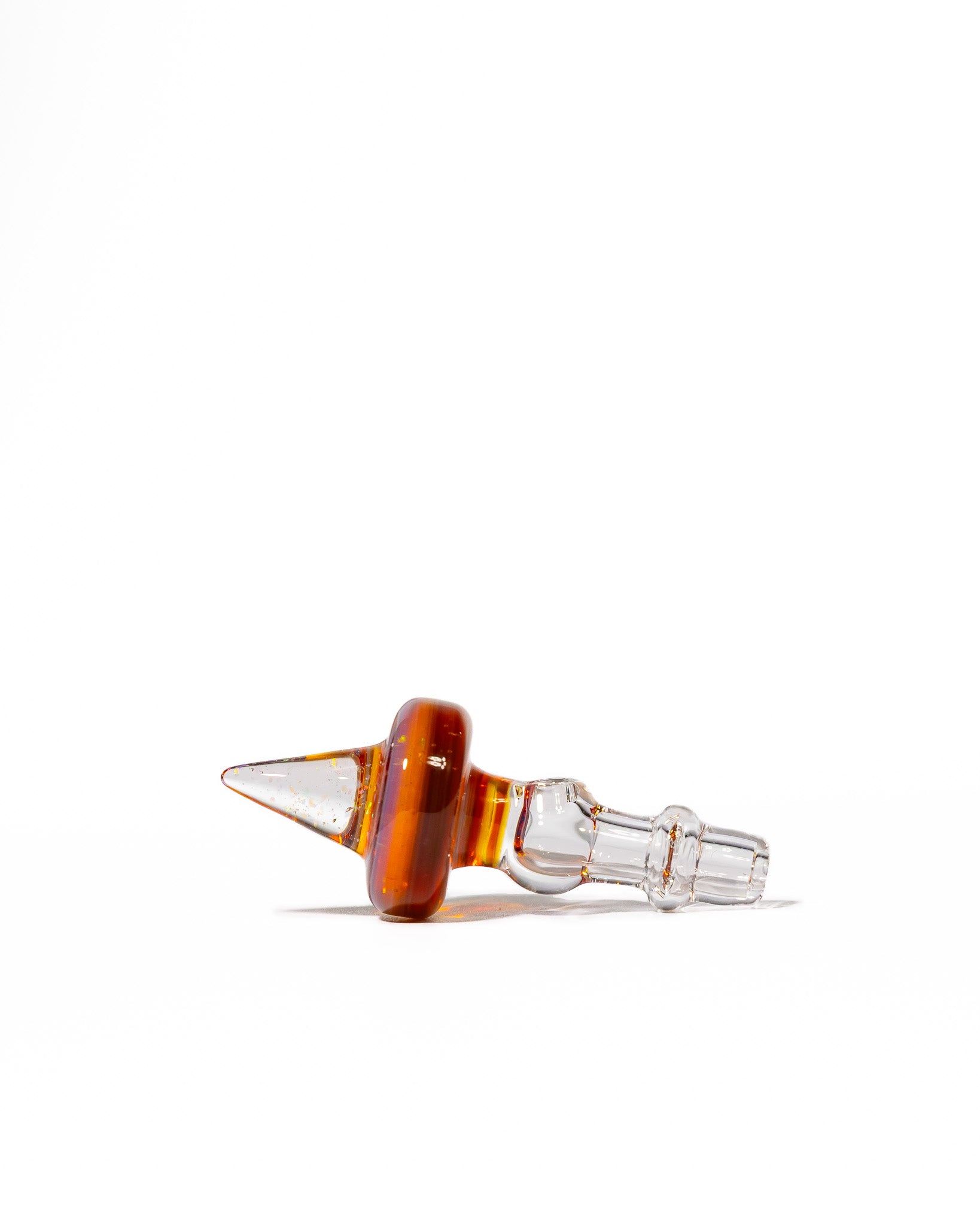 Coos Glass - 10mm Crushed Opal Spike 3DXL Joystick - Loki's Lipstick