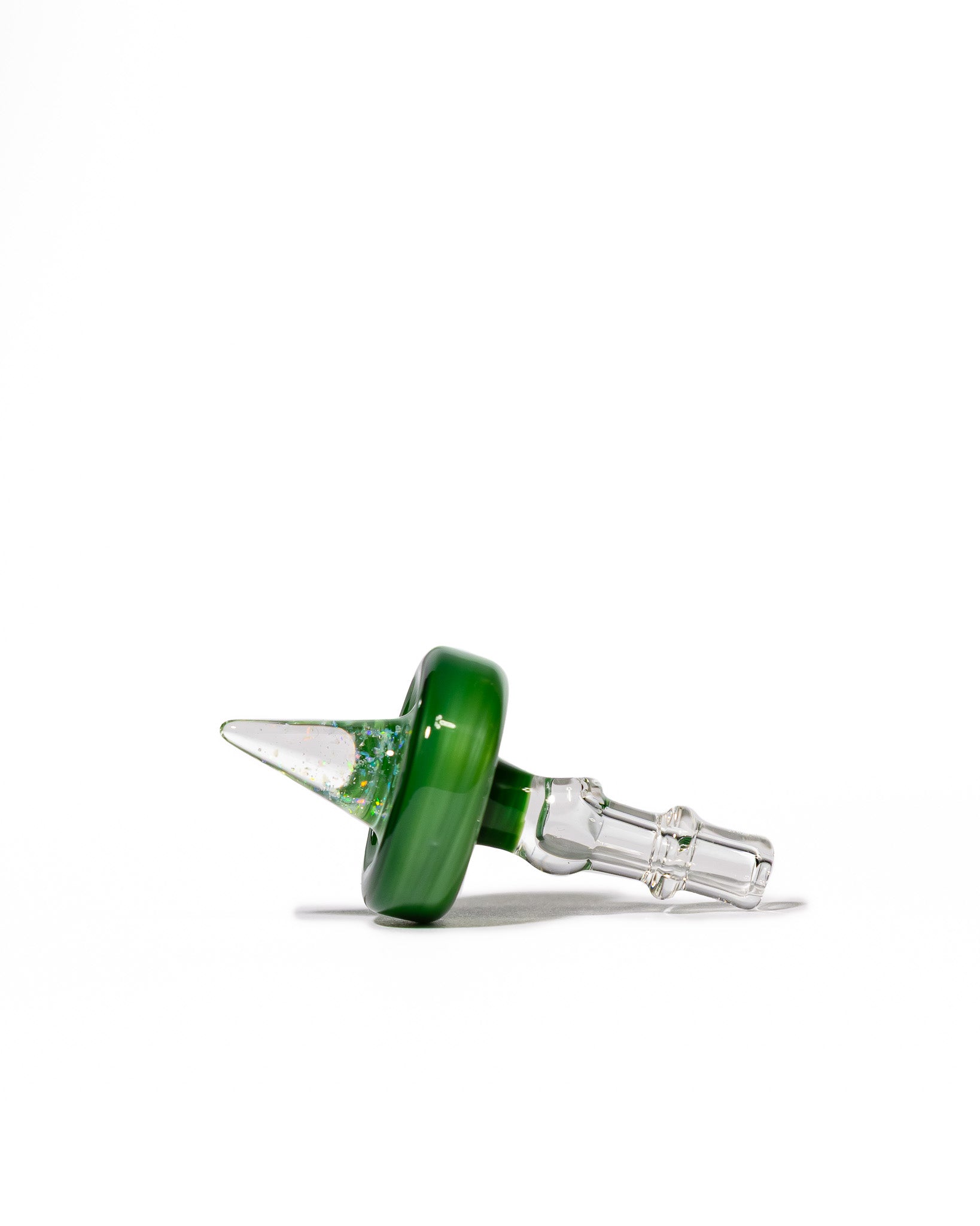 Coos Glass - 10mm Crushed Opal Spike 3DXL Joystick - Chromium