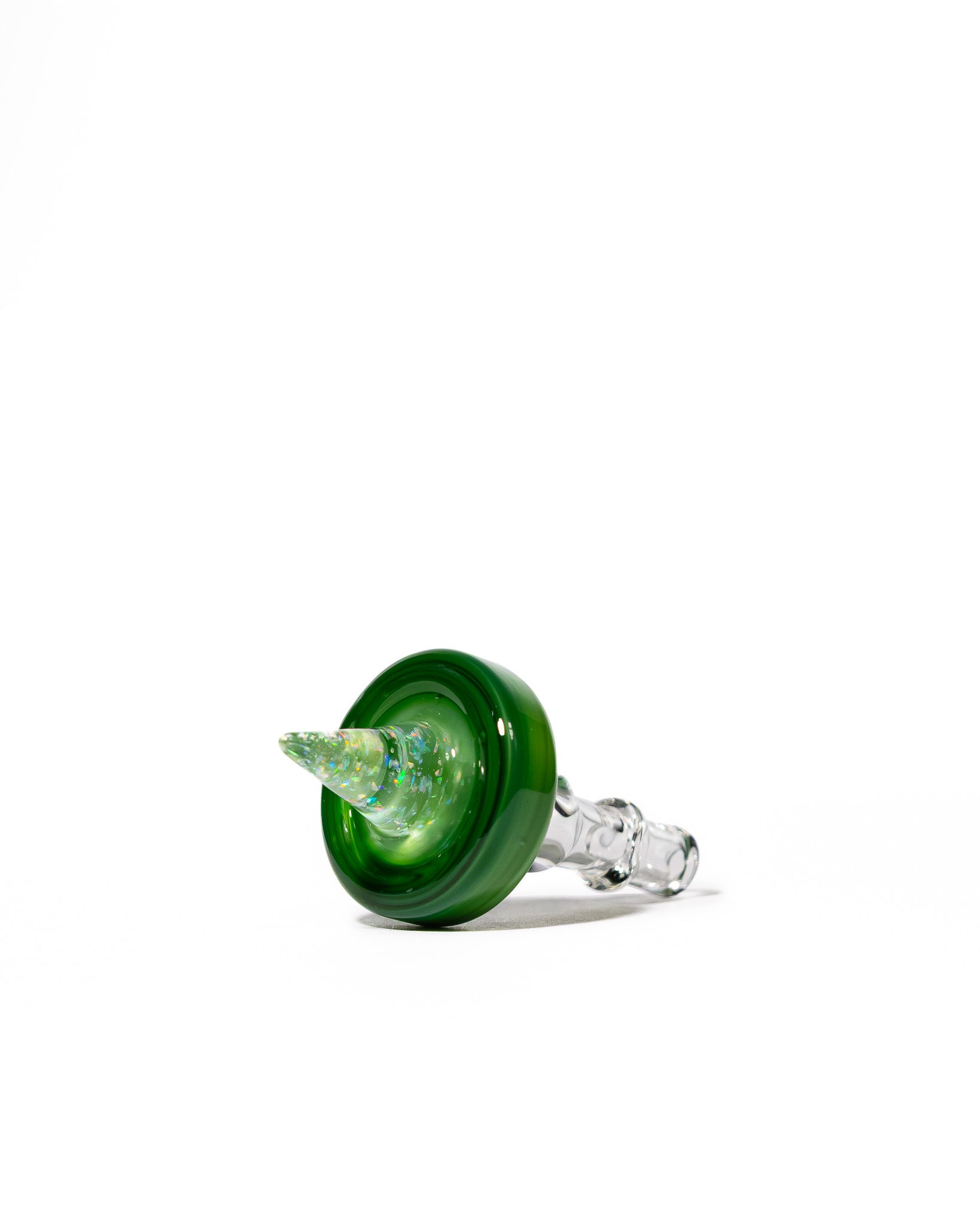 Coos Glass - 10mm Crushed Opal Spike 3DXL Joystick - Chromium