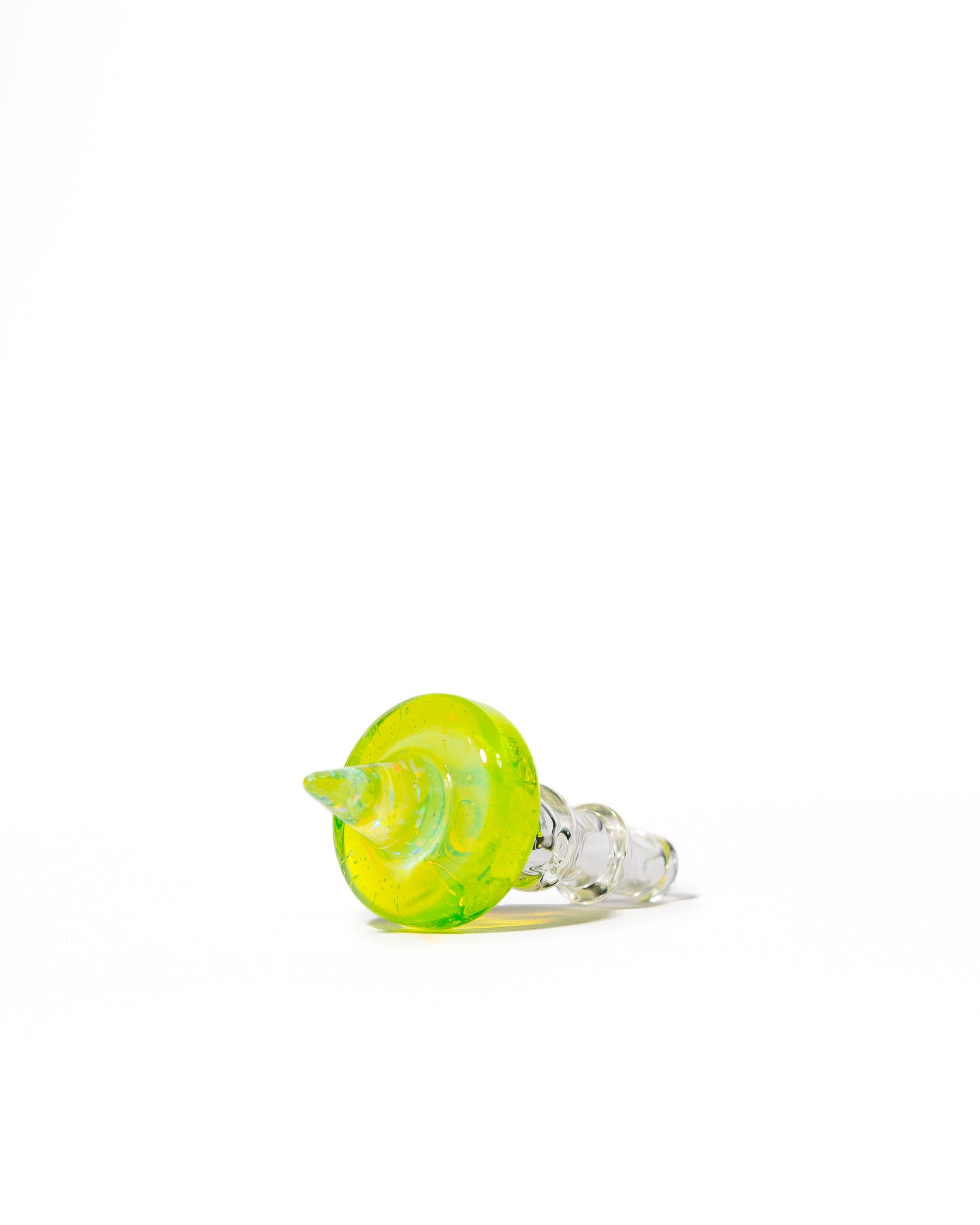 Coos Glass - 10mm Crushed Opal Spike 3DXL Joystick - Slyme