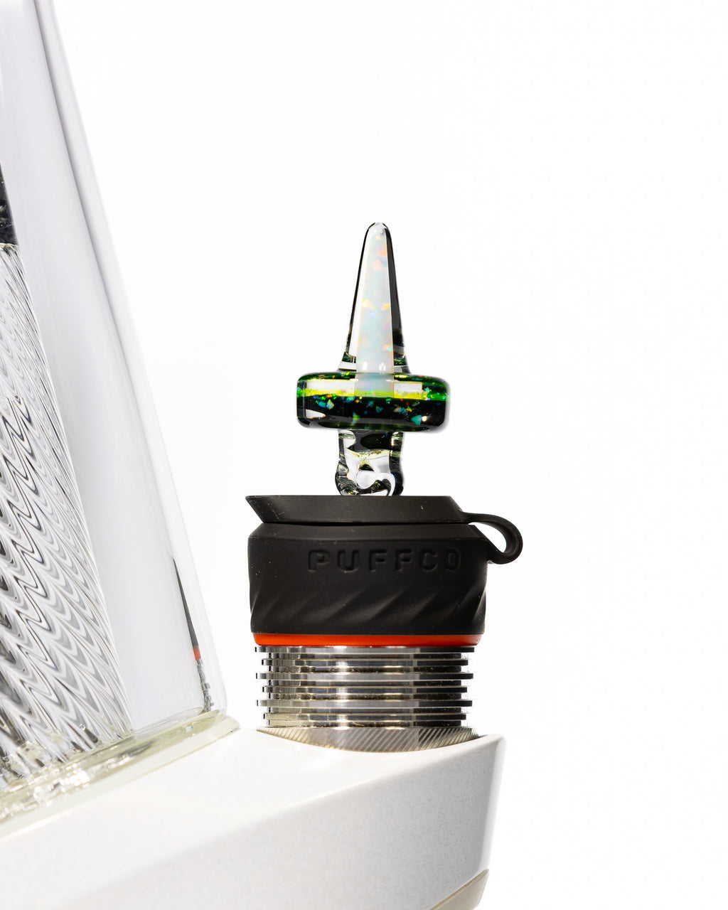 Coos Glass - 20mm Opal Spike 3DXL Joystick - Galaxy Black & Ion (UV)