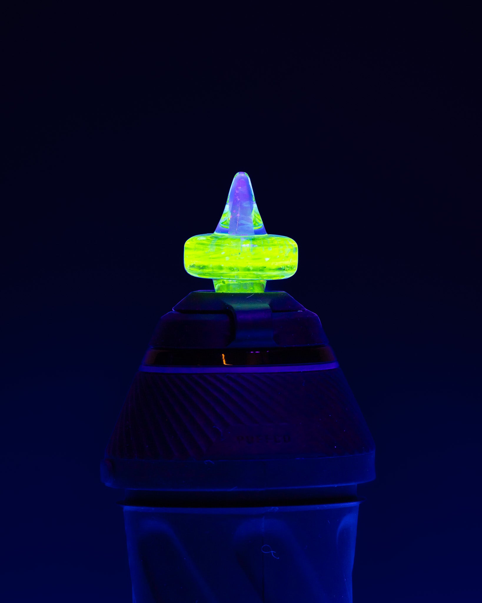 Coos Glass - 10mm Opal Spike Peak/Proxy Joystick - Ion (UV)