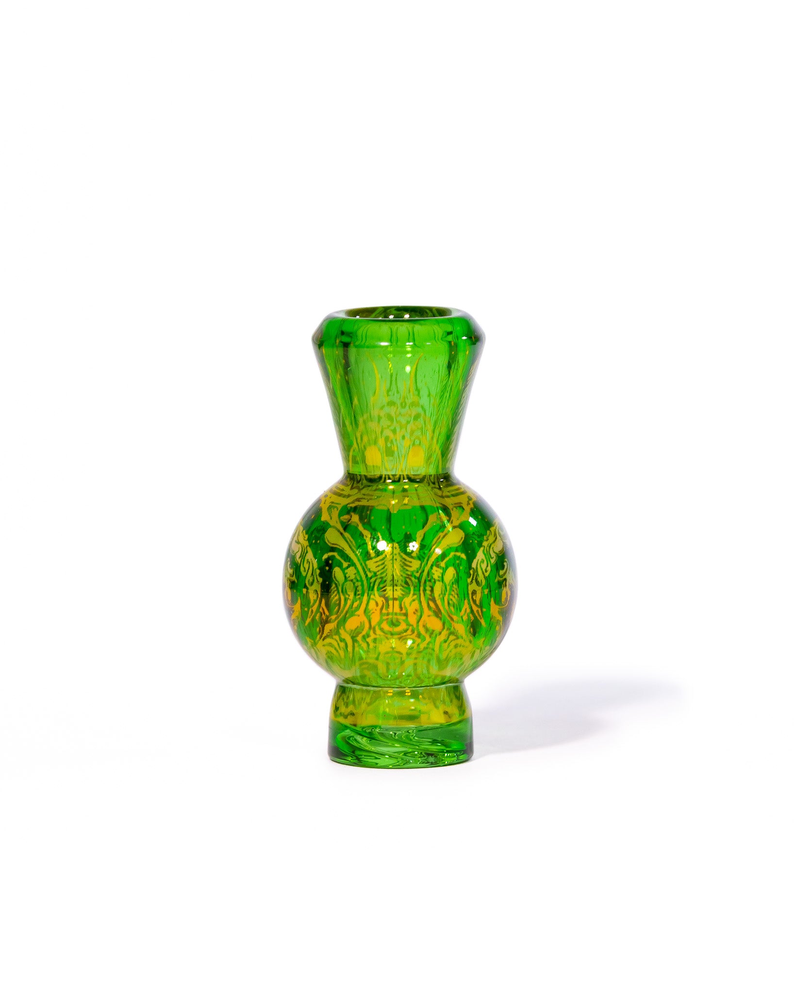 Mothership Glass - Hologram Bubble Cap - Green