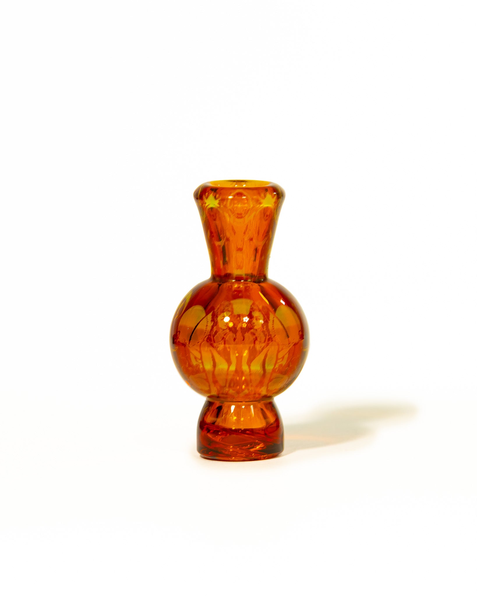 Mothership Glass - Hologram Bubble Cap - Amber