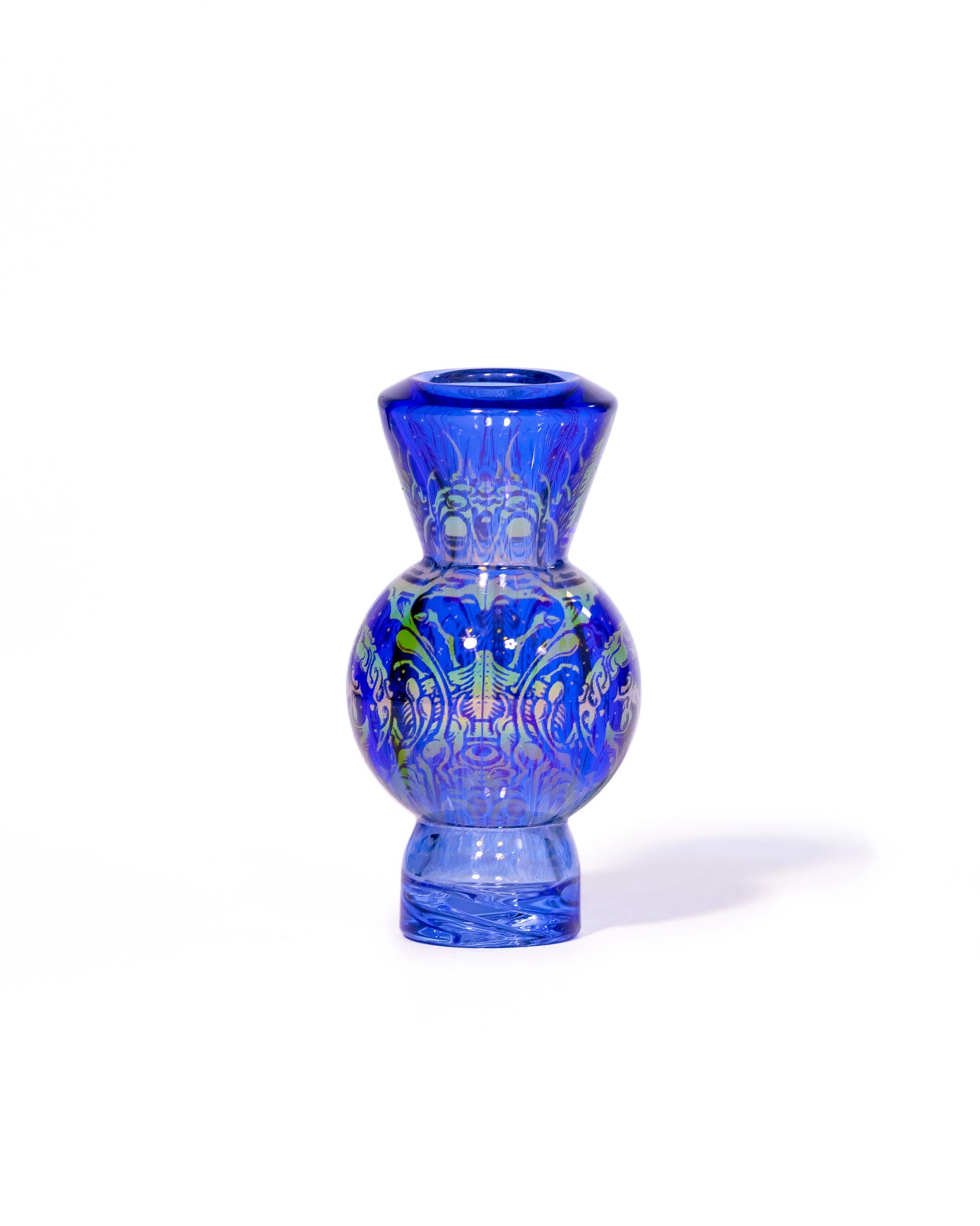 Mothership Glass - Hologram Bubble Cap - Blue