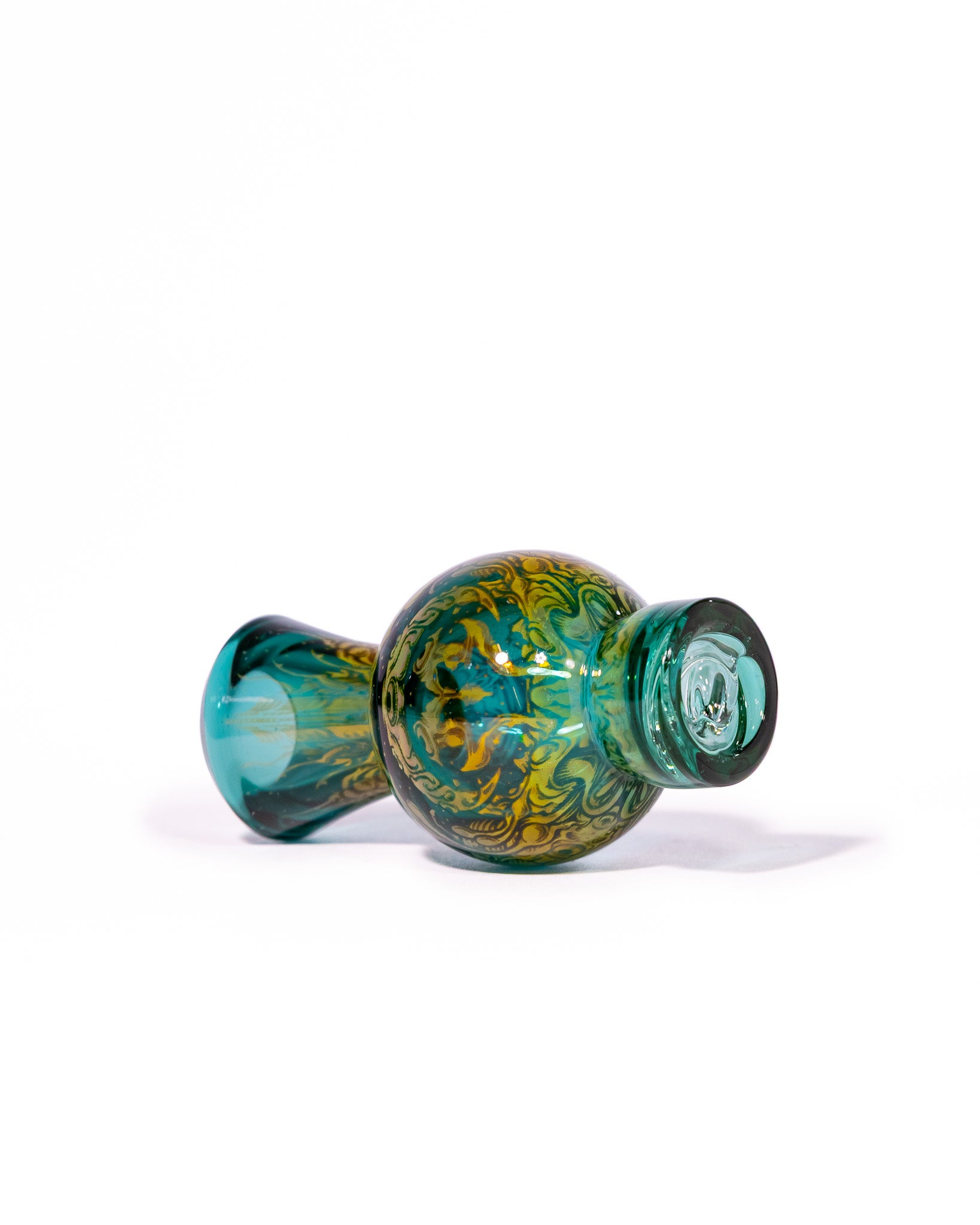 Mothership Glass - Hologram Bubble Cap - Turquoise
