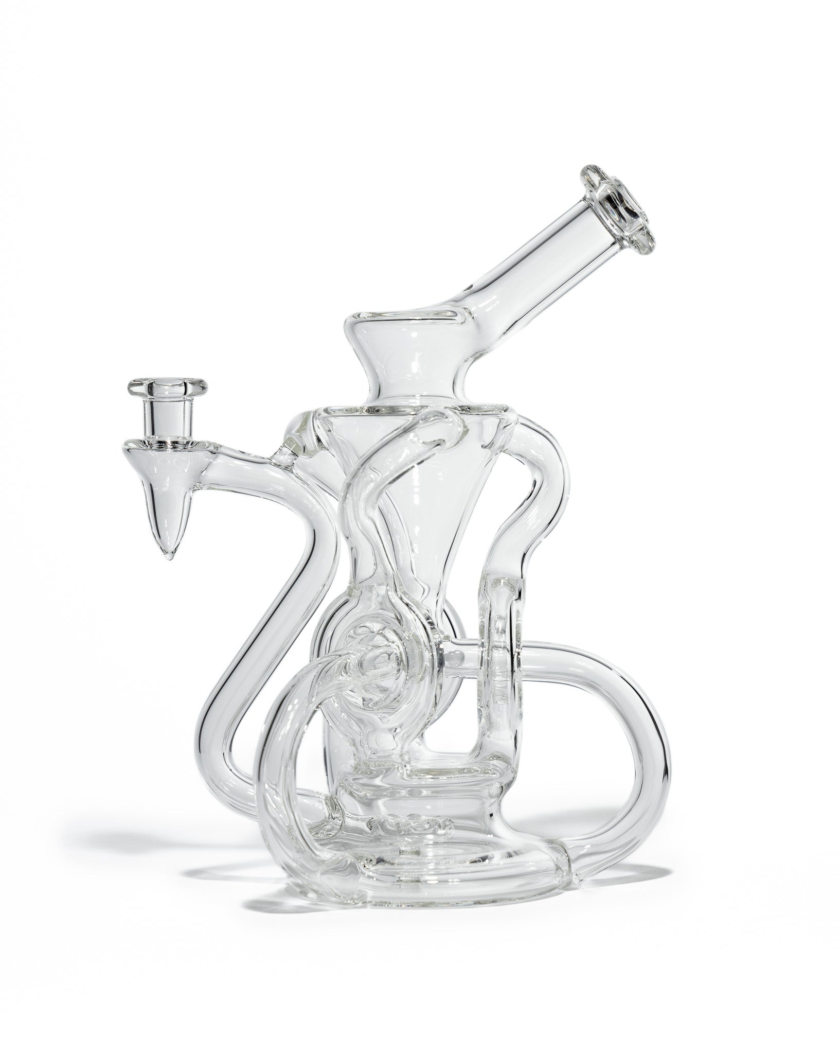 OTW - Triple Donut Triple Drain Recycler (QTDTDR) - Clear