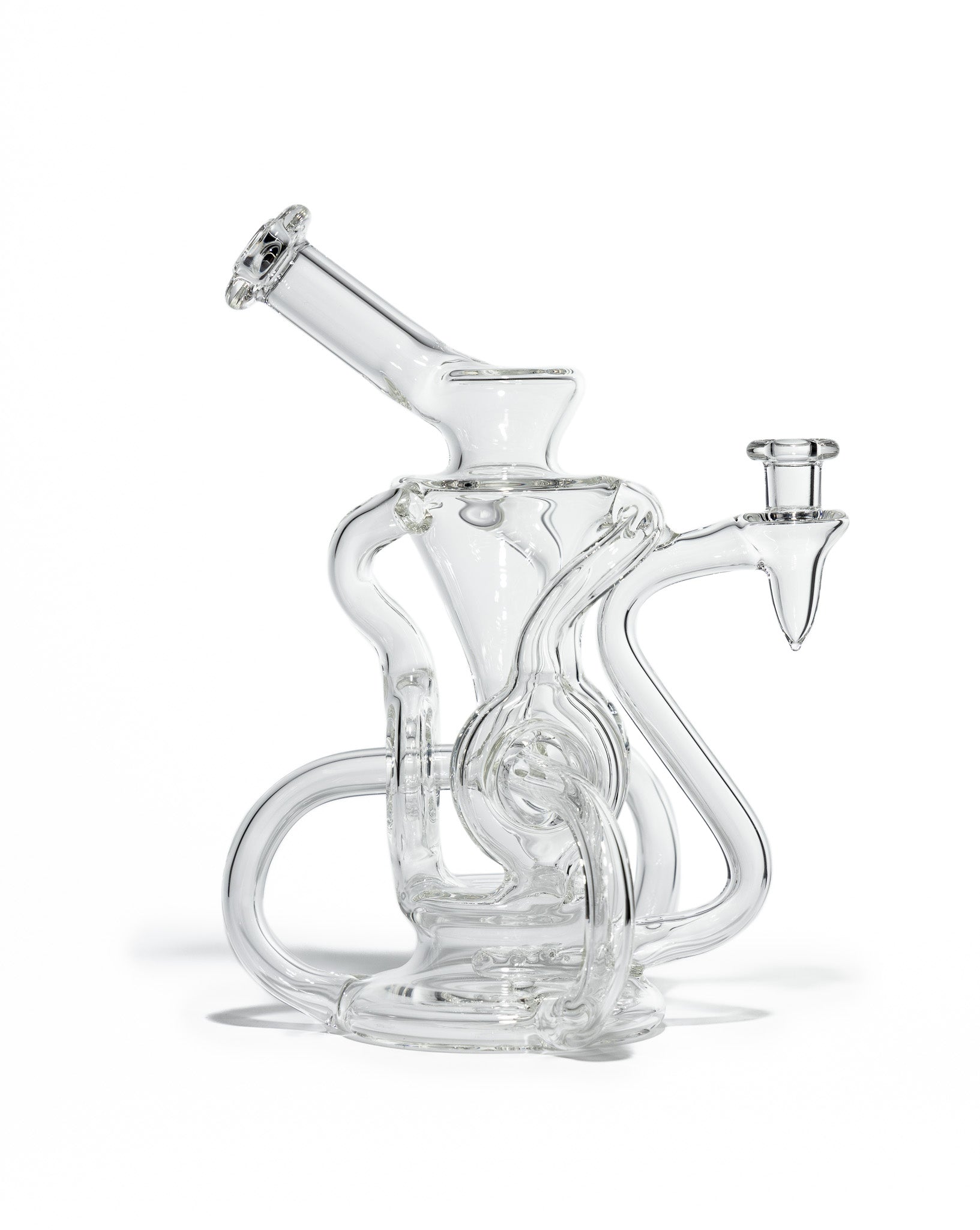 OTW - Triple Donut Triple Drain Recycler (QTDTDR) - Clear